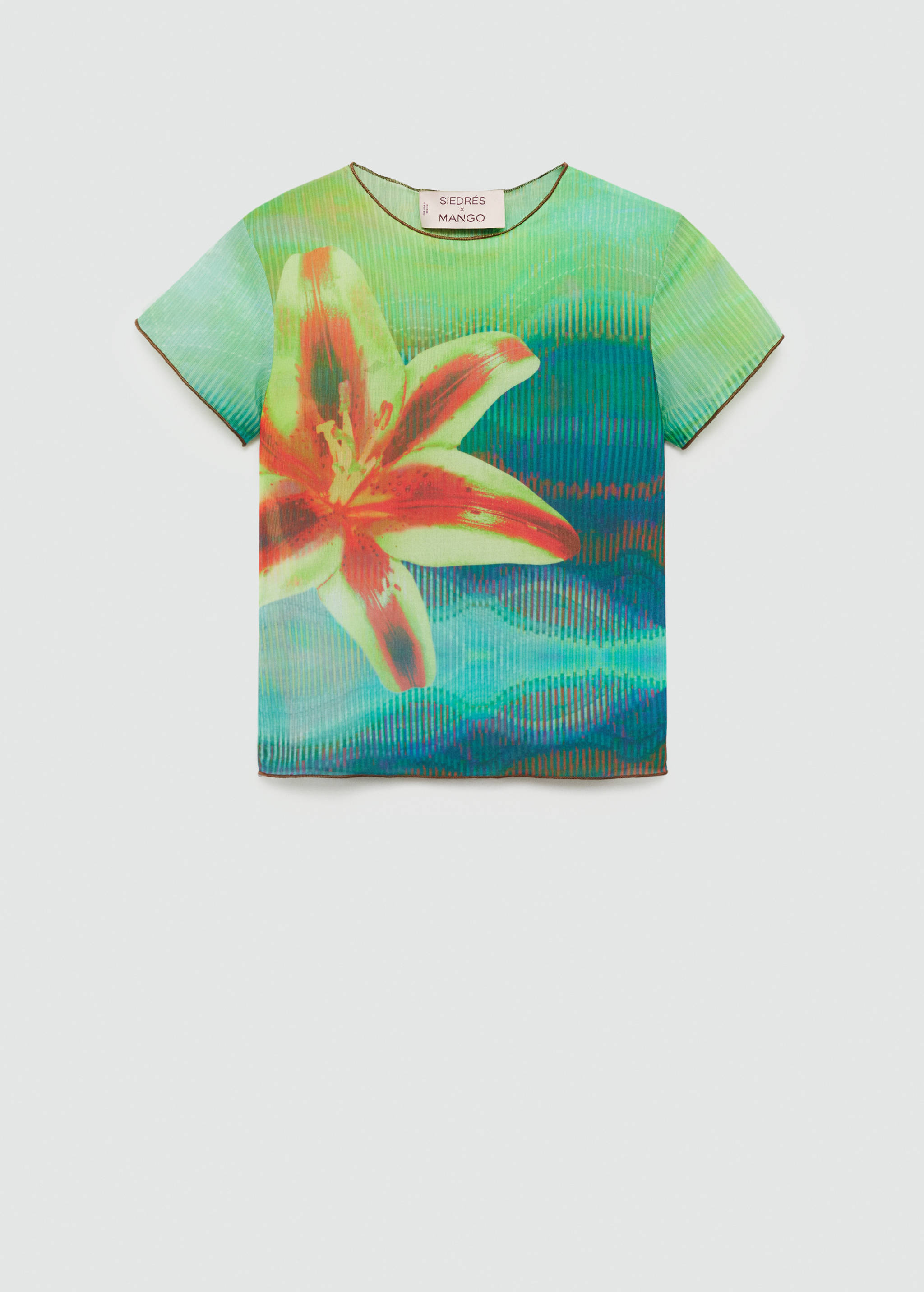 T-shirt imprimé fleur - Article sans modèle