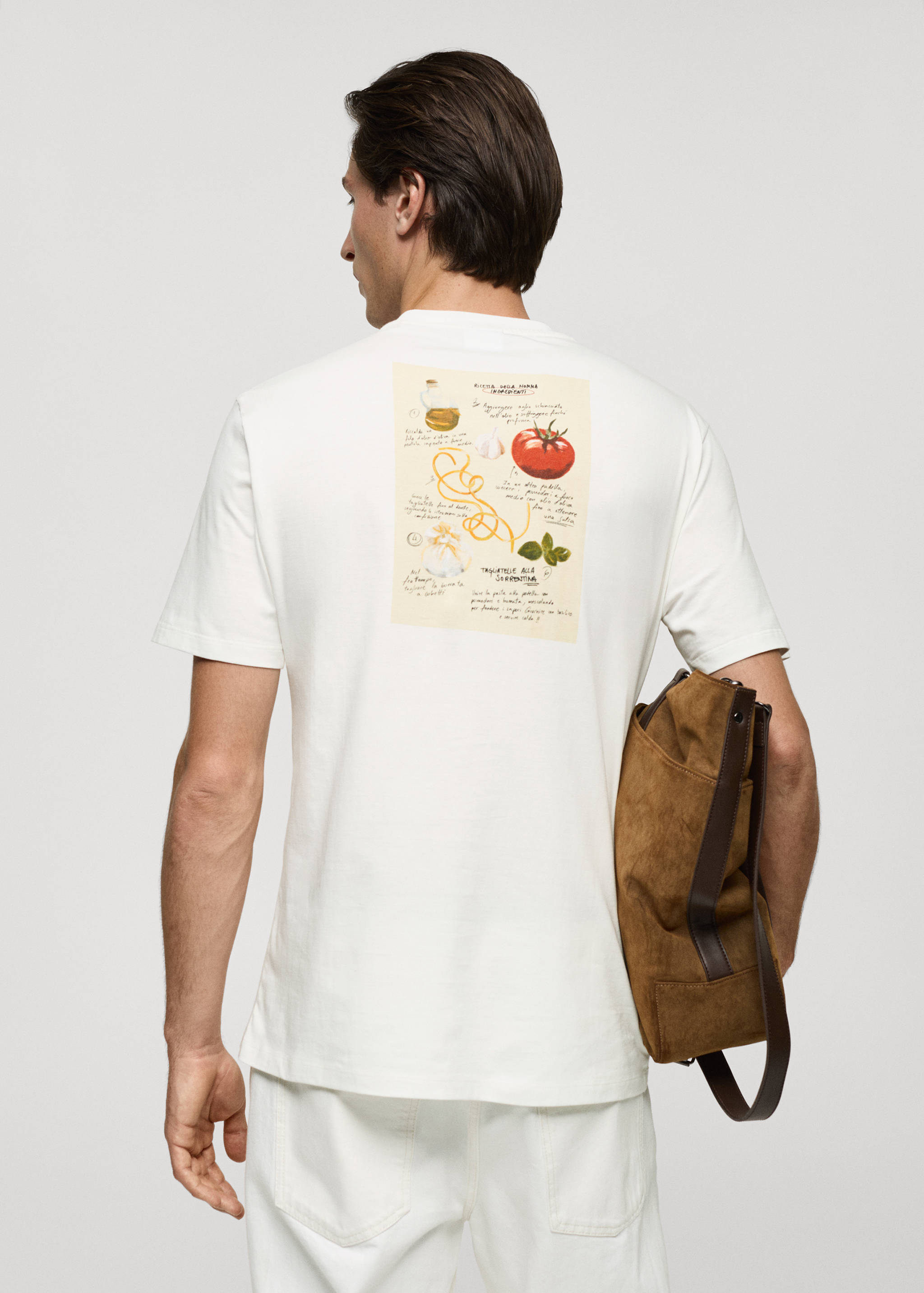 T-shirt regular-fit coton imprimé - Verso de l’article