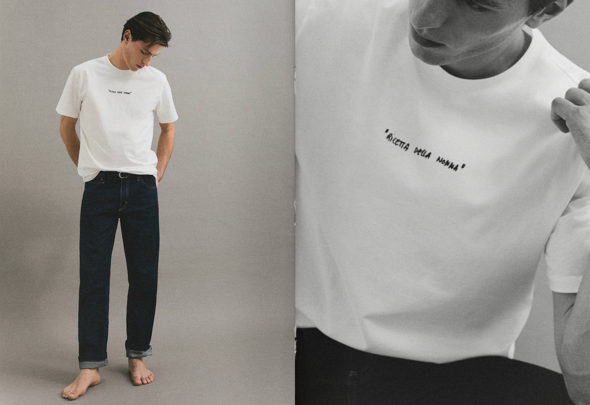 T-shirt regular-fit coton imprimé - Plan panoramique
