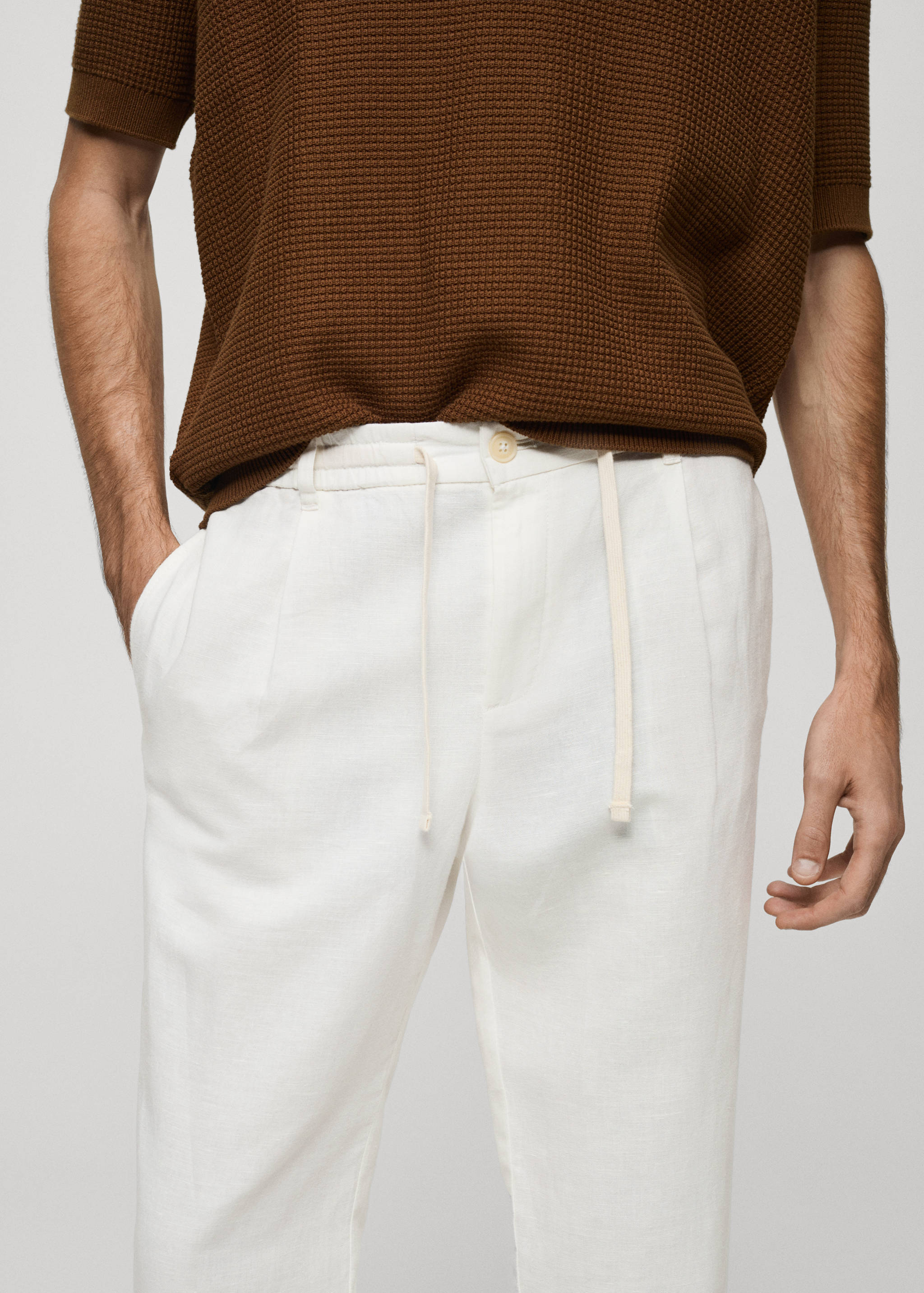 Pantalons slim fit lli cordill - Detall de l'article 1