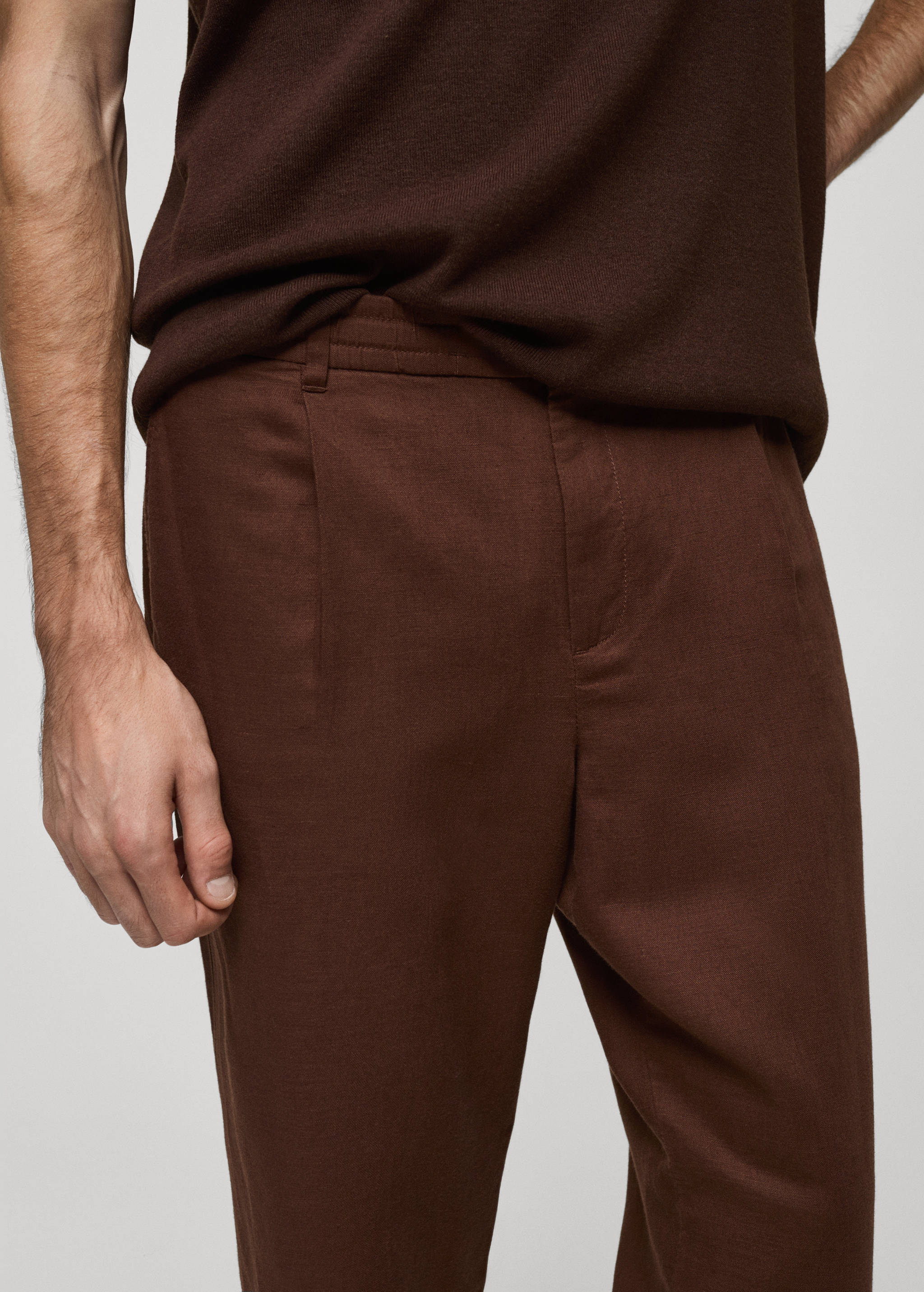 Pantalons slim fit lli cordill - Detall de l'article 1