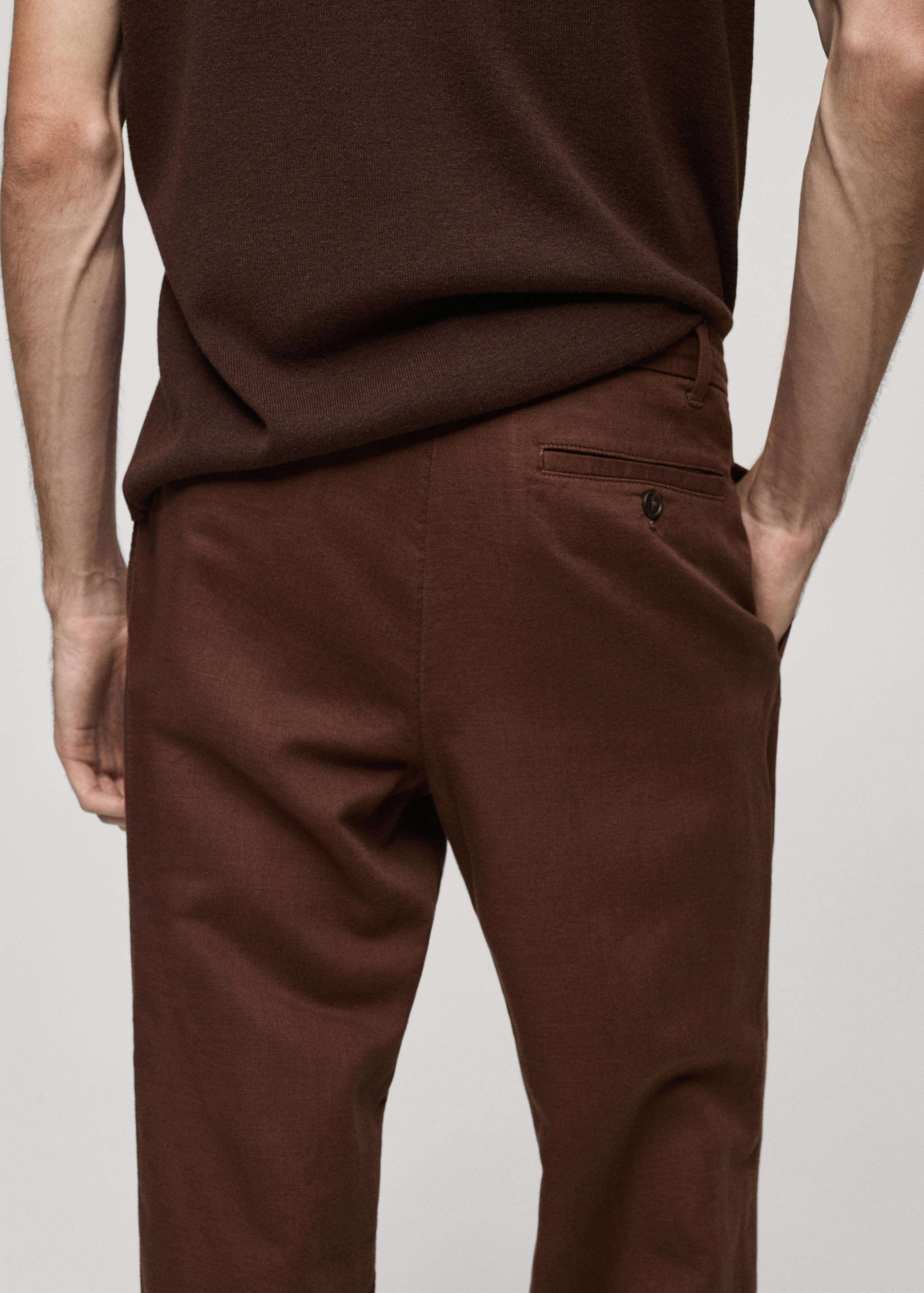 Pantalons slim fit lli cordill - Detall de l'article 6