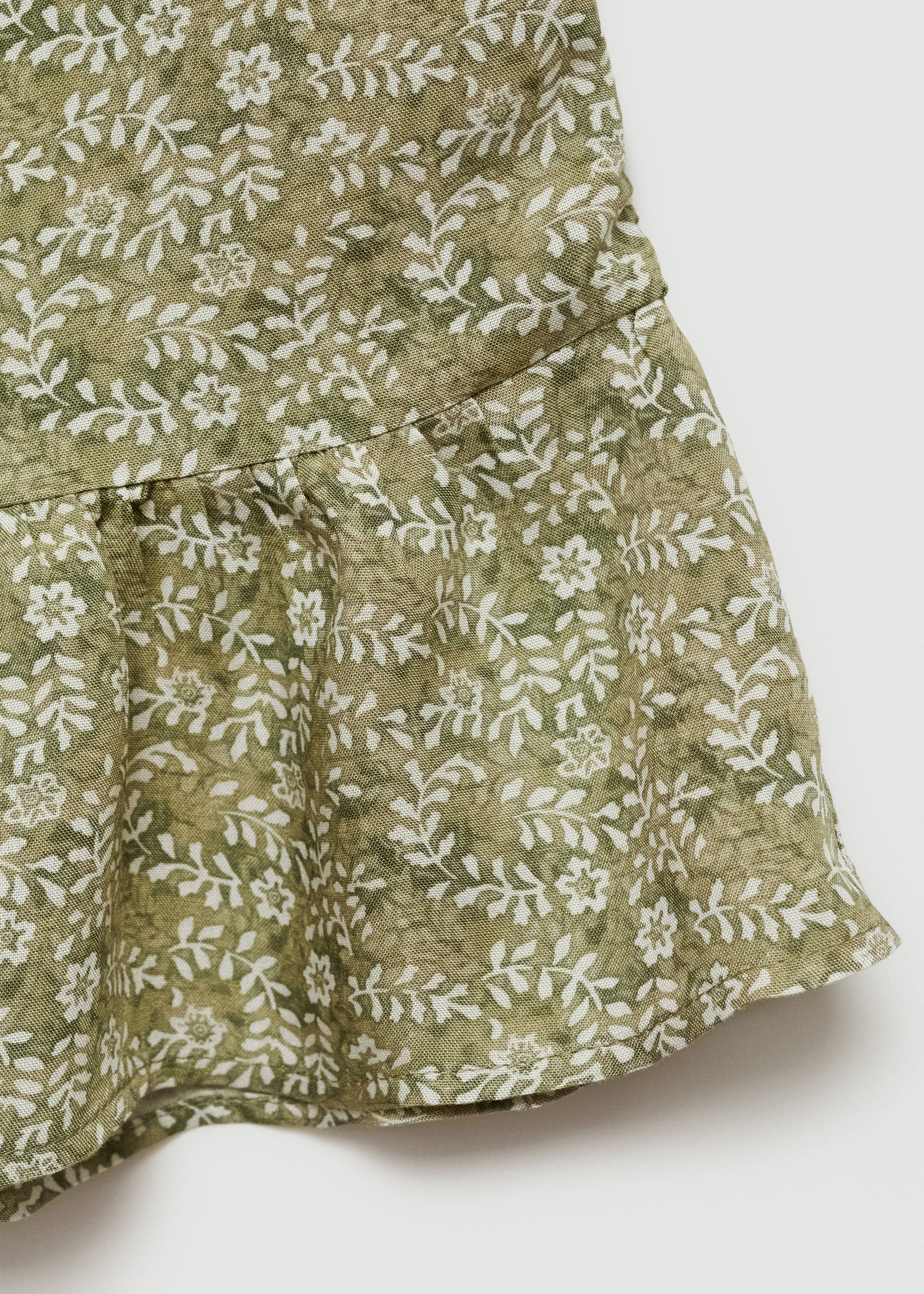 Vestit estampat floral volants - Detall de l'article 0