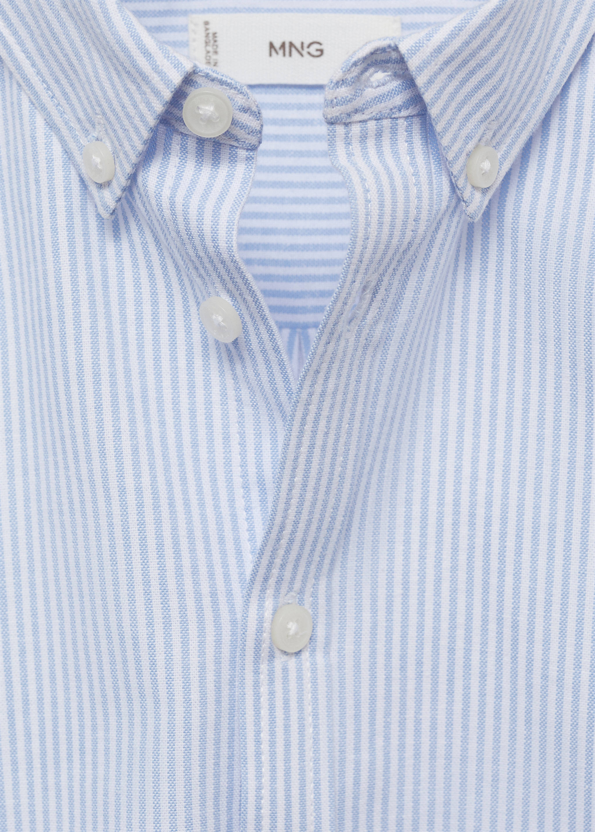 Striped Oxford shirt - Details of the article 8
