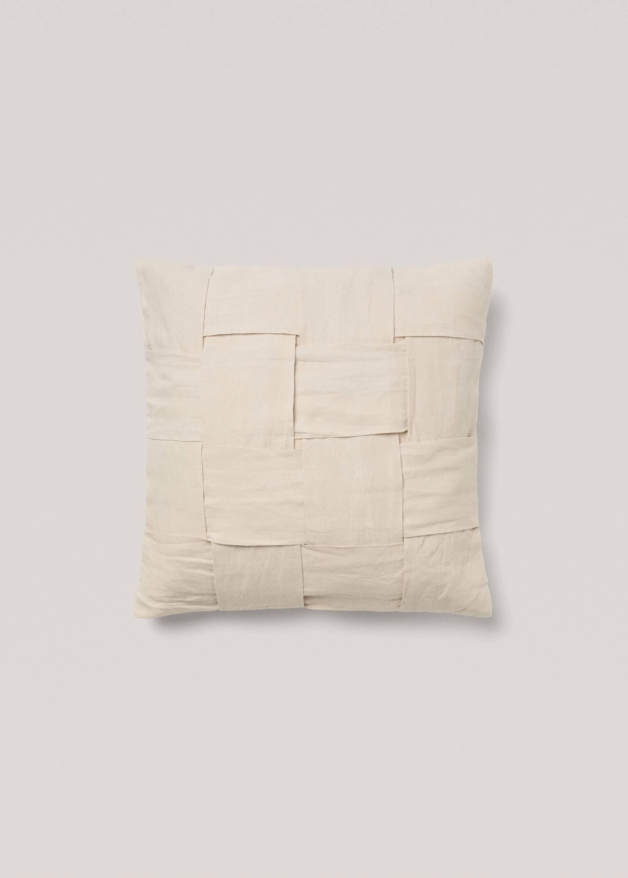 Μαξιλαροθήκη πλεγμένη λινό - Προϊόν χωρίς μοντέλο
