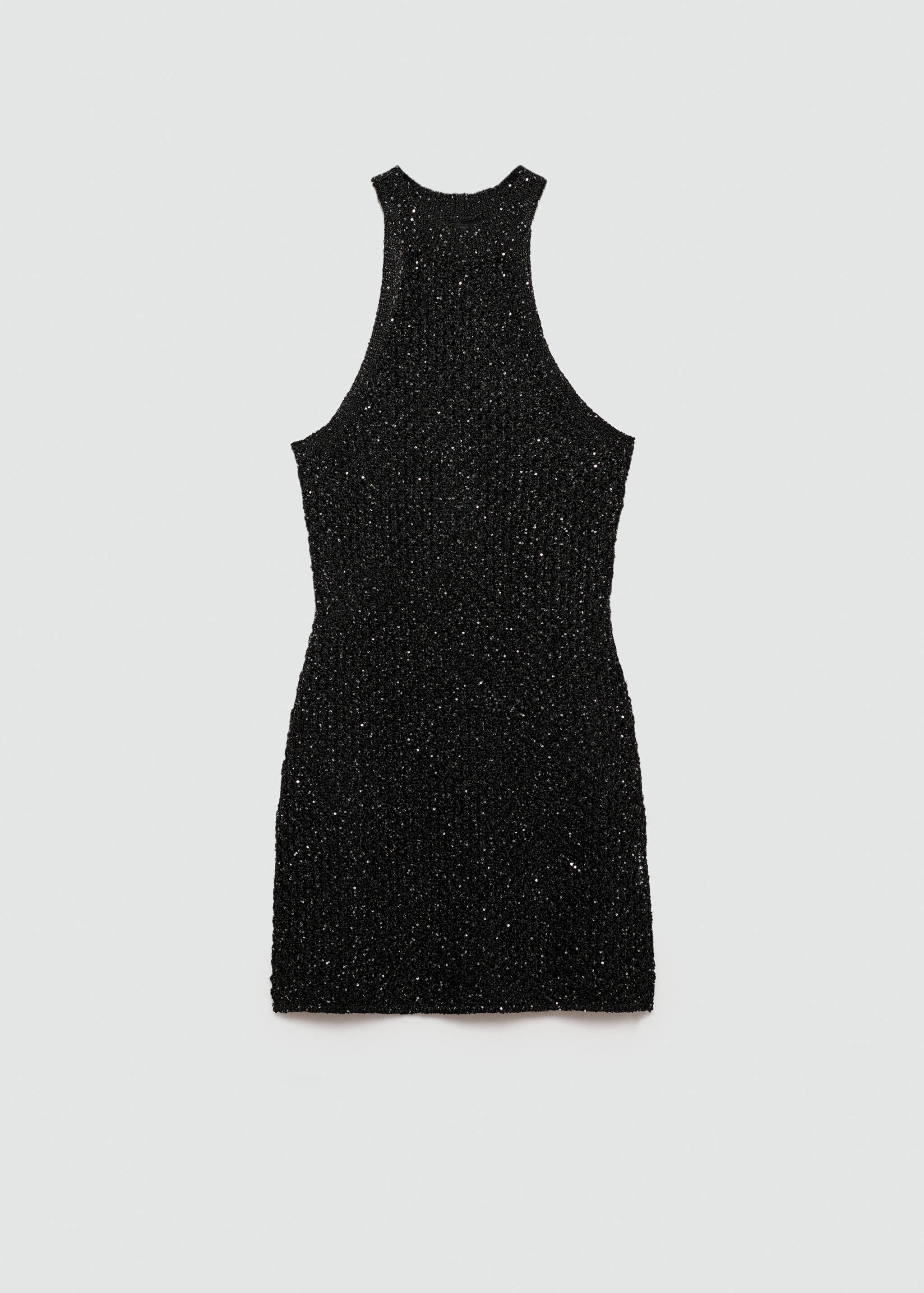 Sequined halter neck dress - Article without model