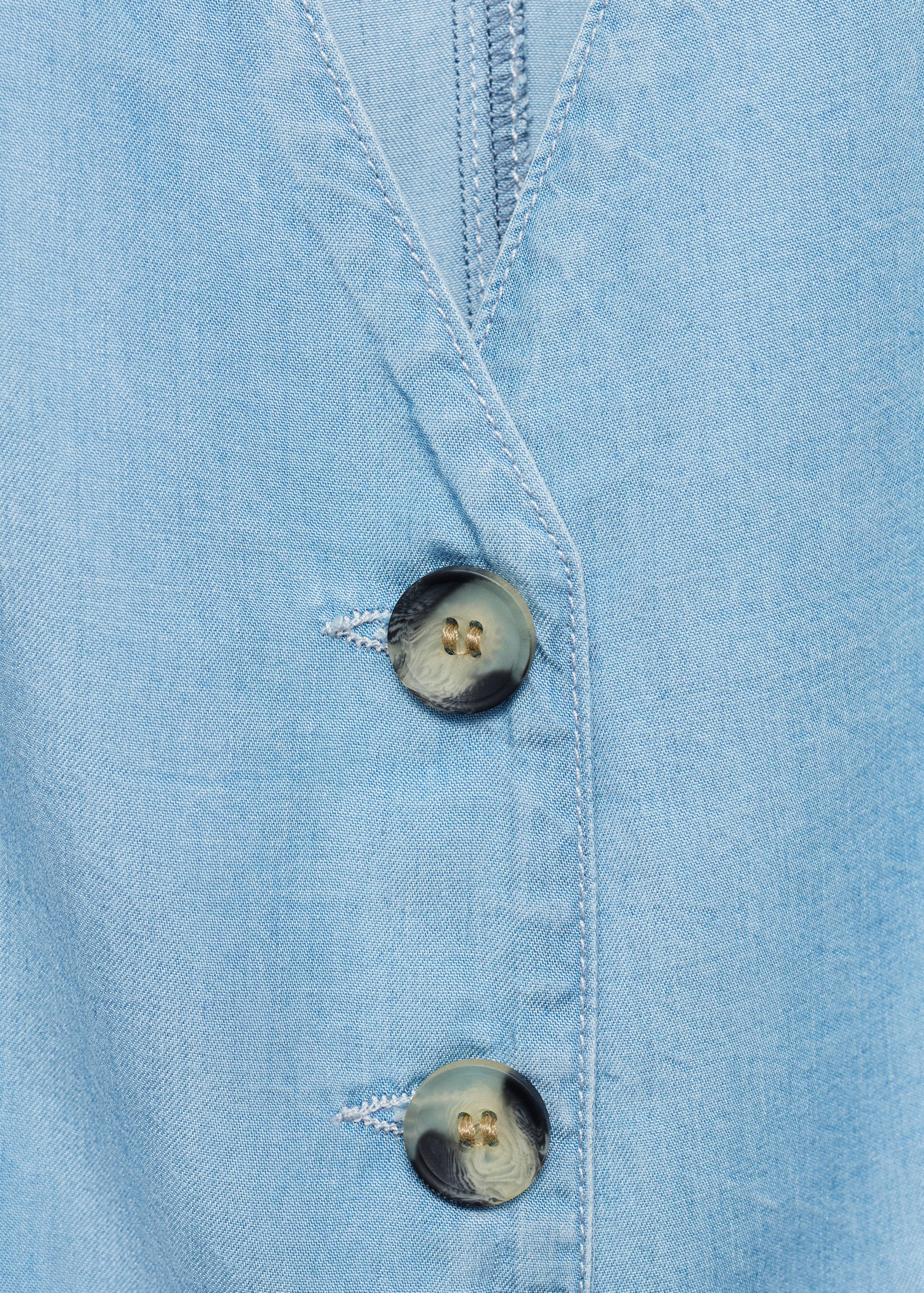 Chaleco lyocell efecto denim - Detalle del artículo 8