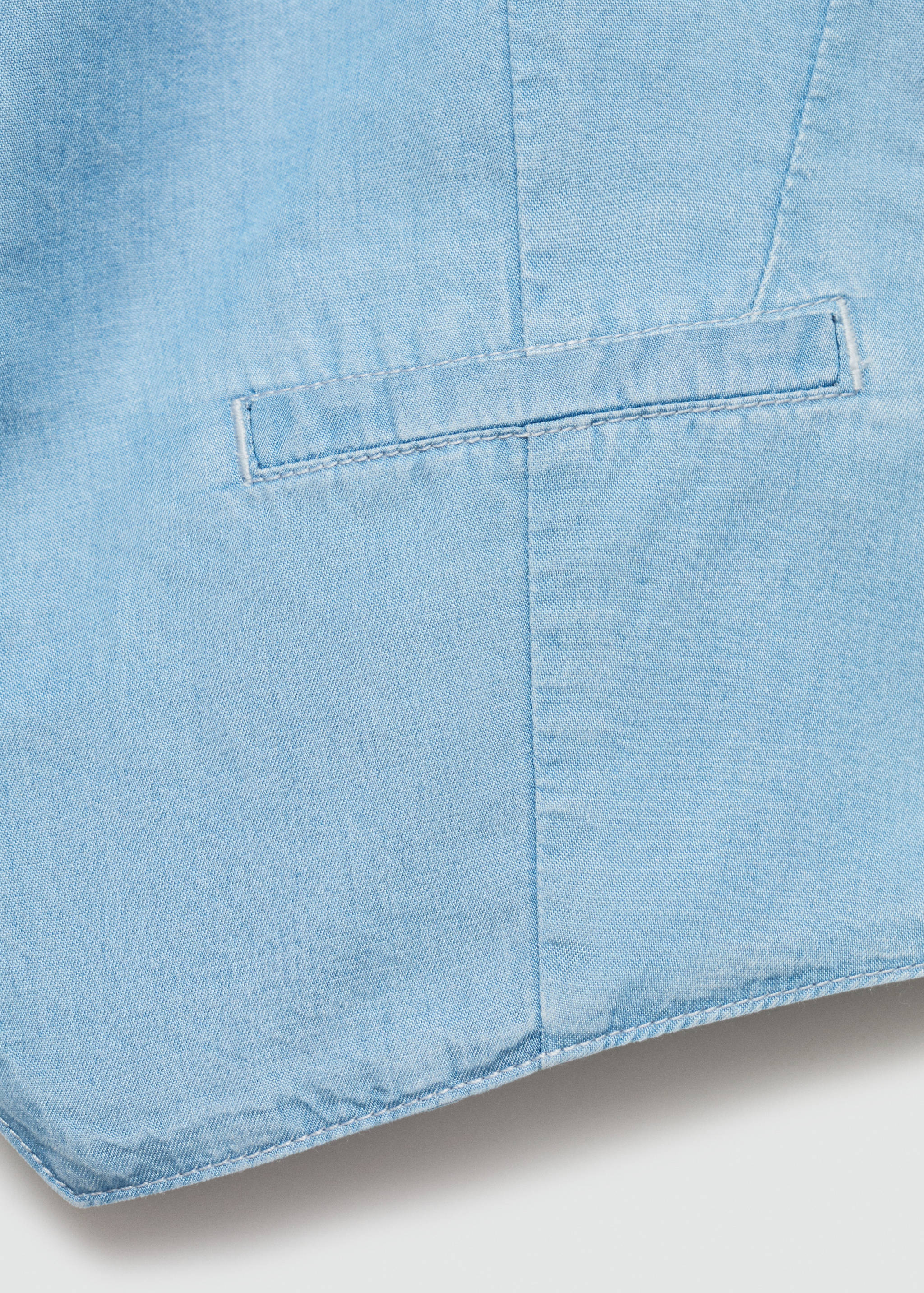 Chaleco lyocell efecto denim - Detalle del artículo 0
