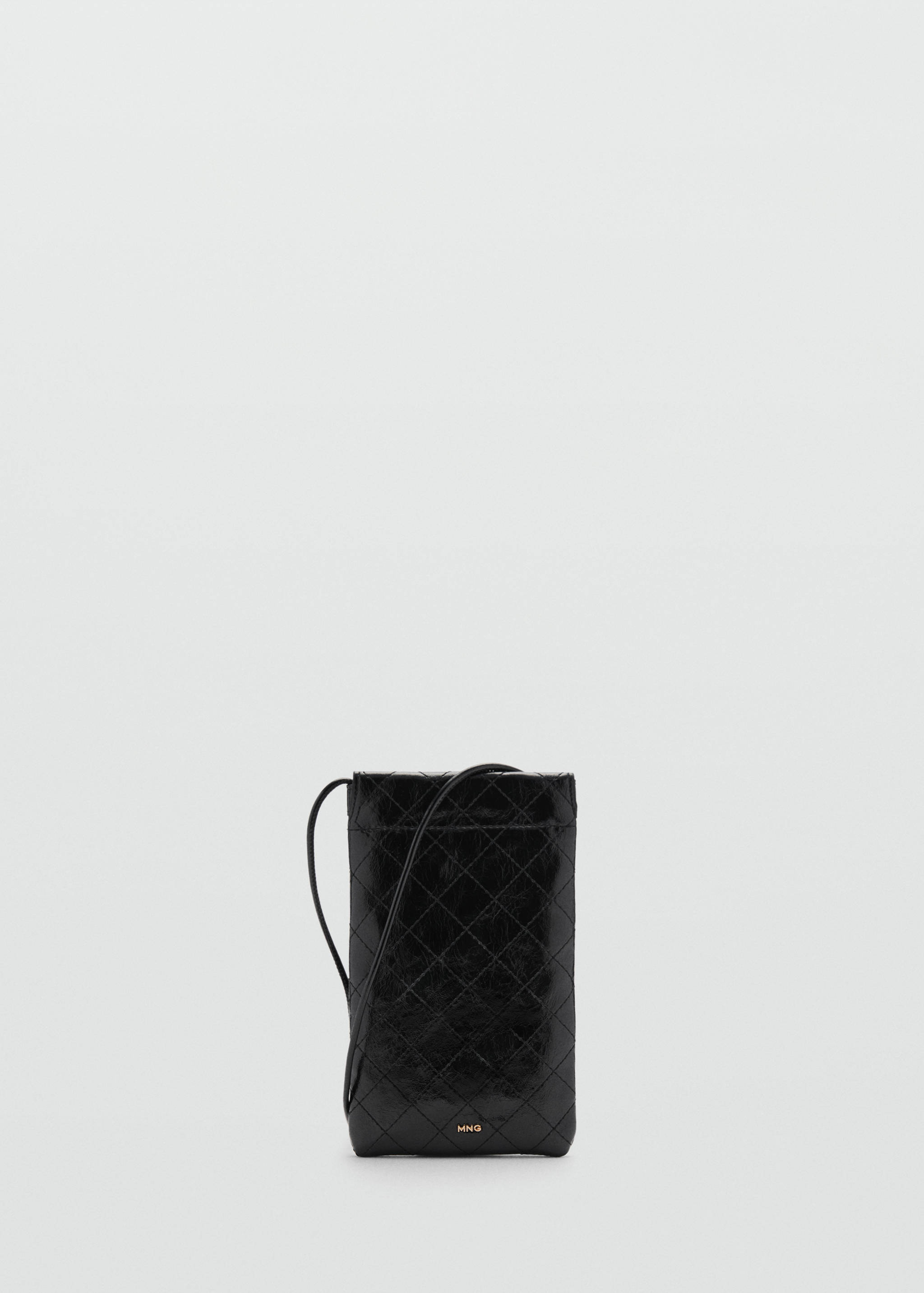 Mobile phone case with decorative stitching - Article without model