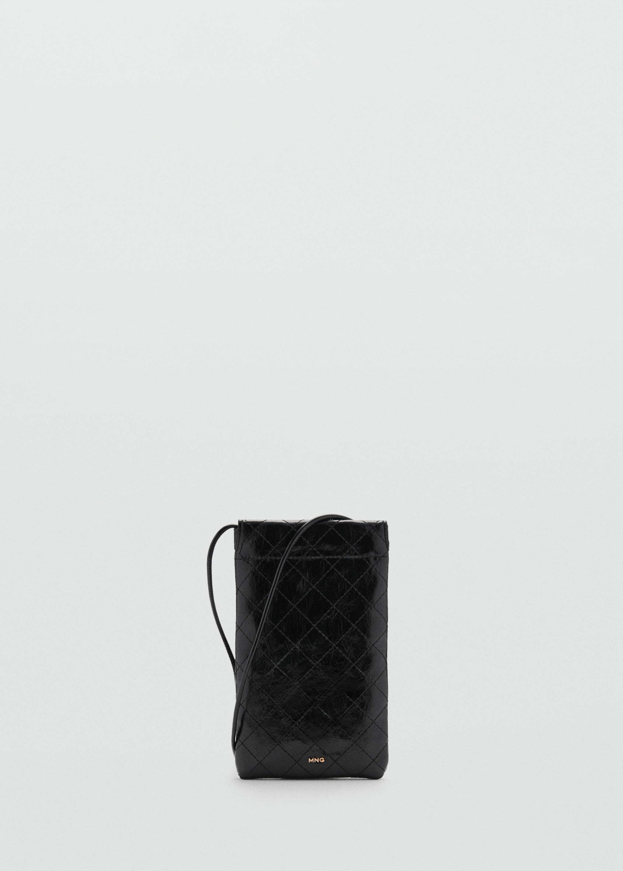 Mobile phone case with decorative stitching - Article without model