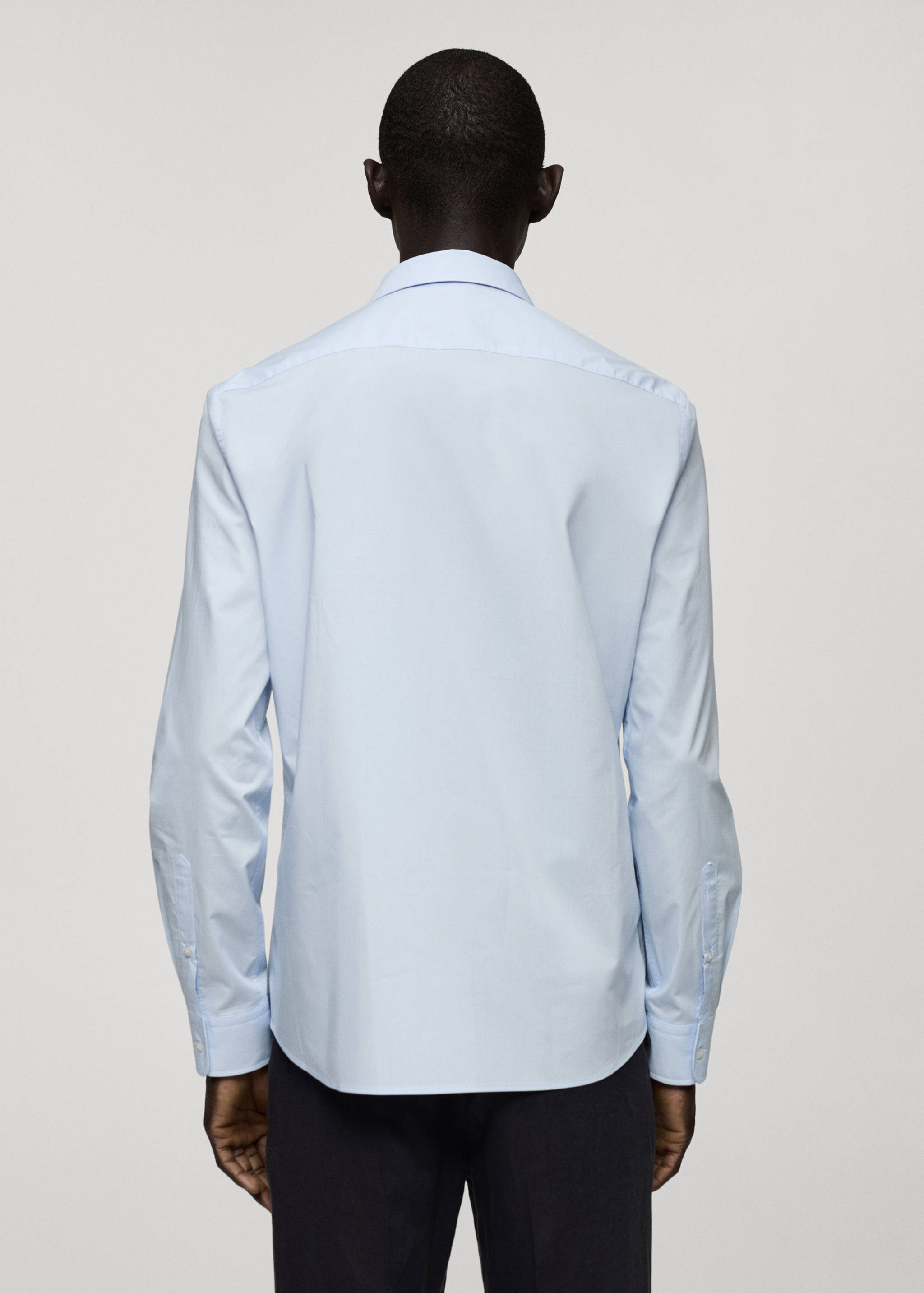 Regular-fit 100% cotton shirt - Reverse of the article