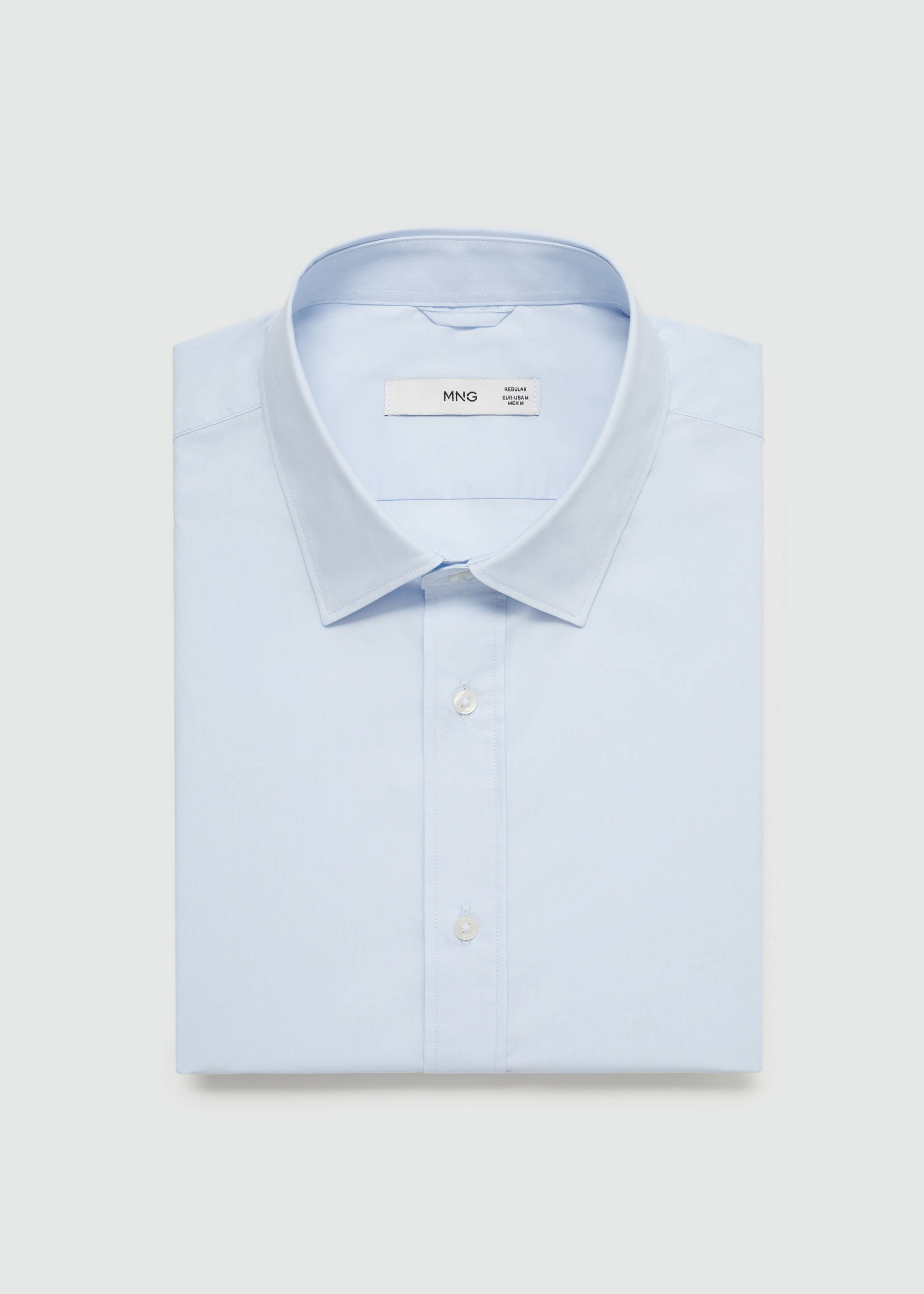 Regular-fit 100% cotton shirt - Details of the article 8