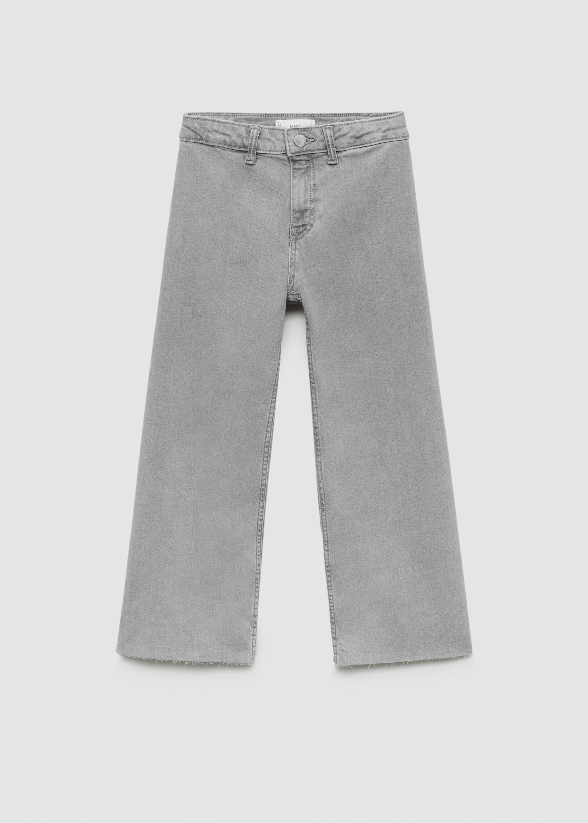 Jeans culotte bajo deshilachado - Artículo sin modelo