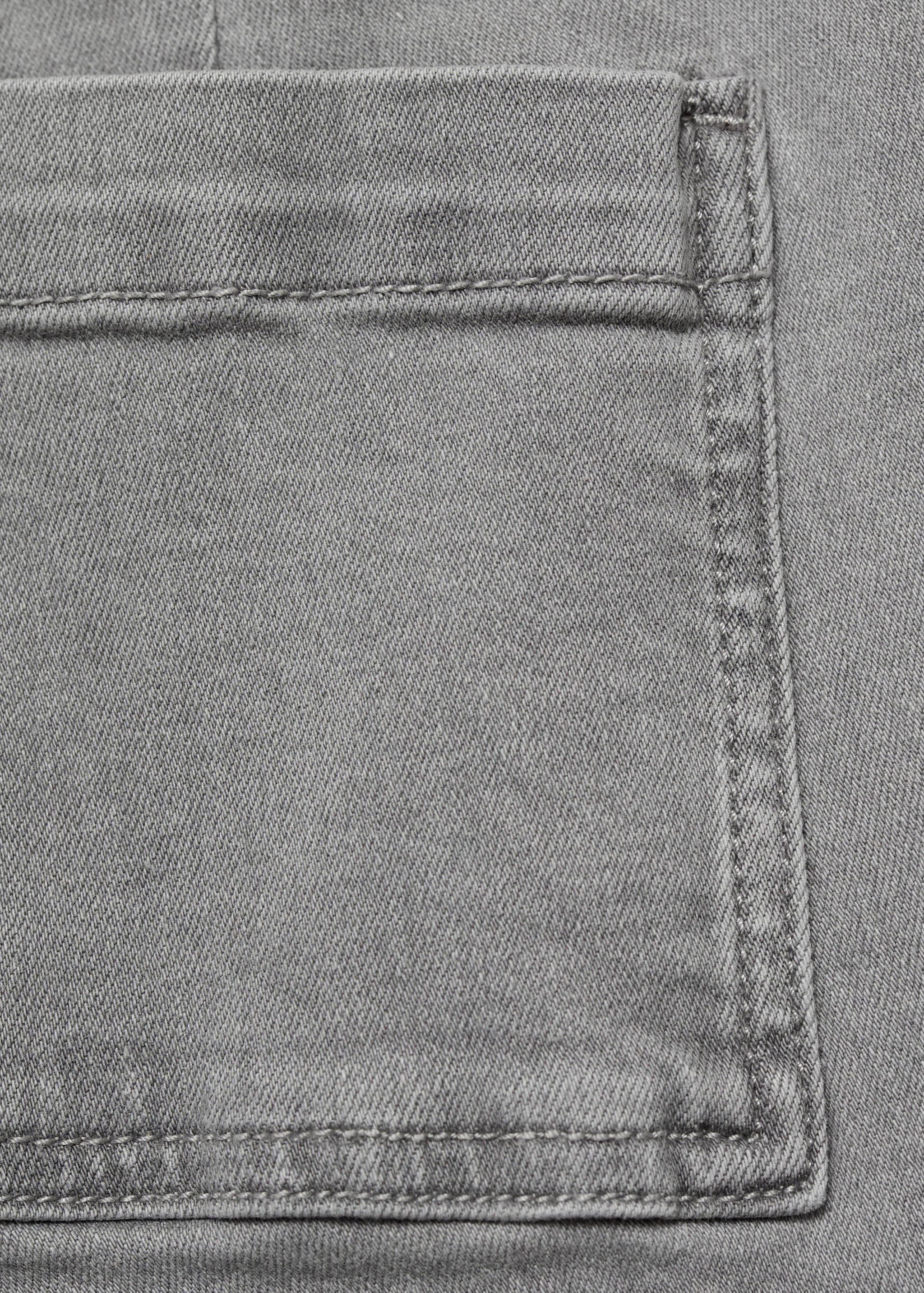 Jeans culotte bajo deshilachado - Detalle del artículo 0