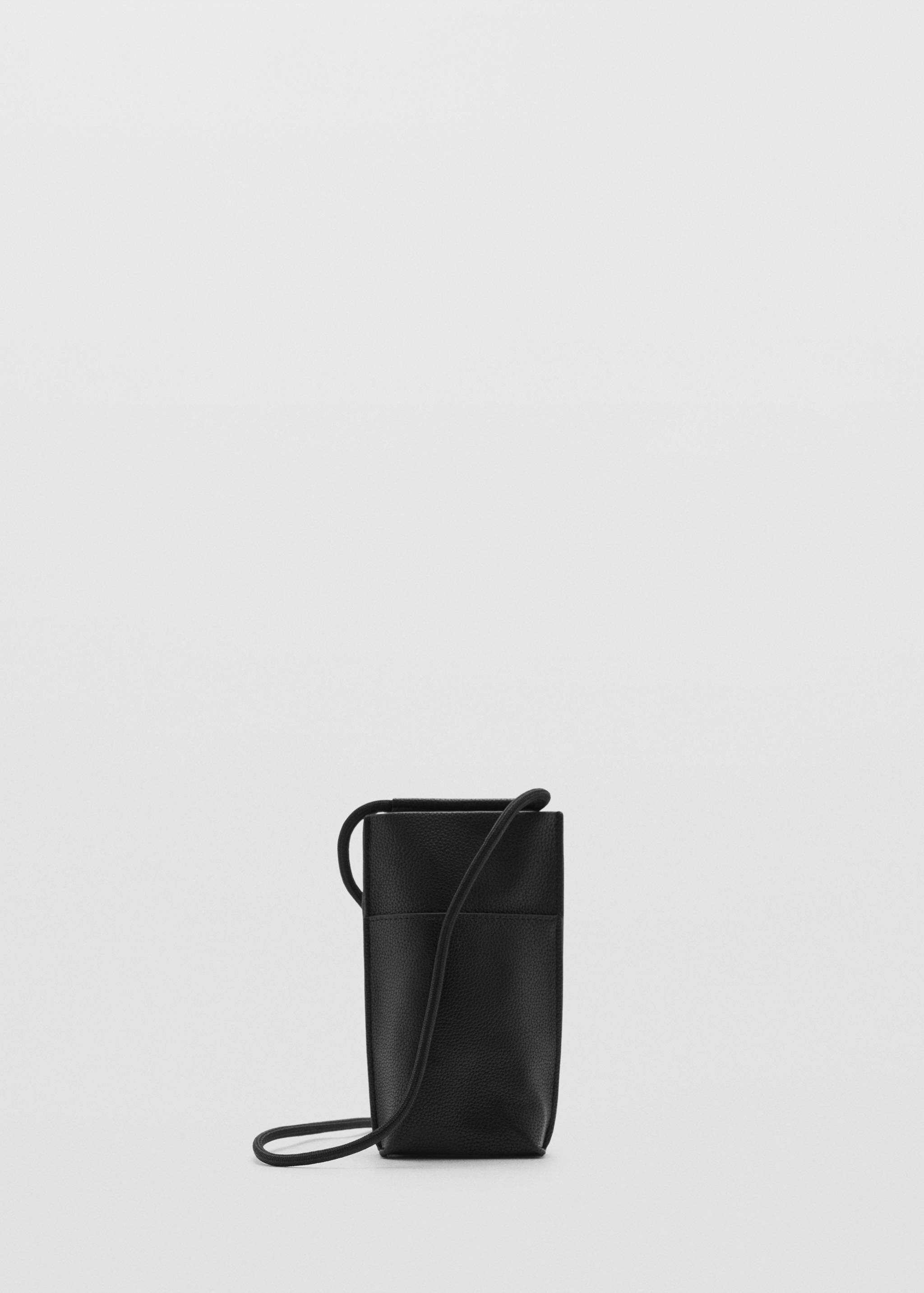 Mini faux-leather shoulder bag - Article without model