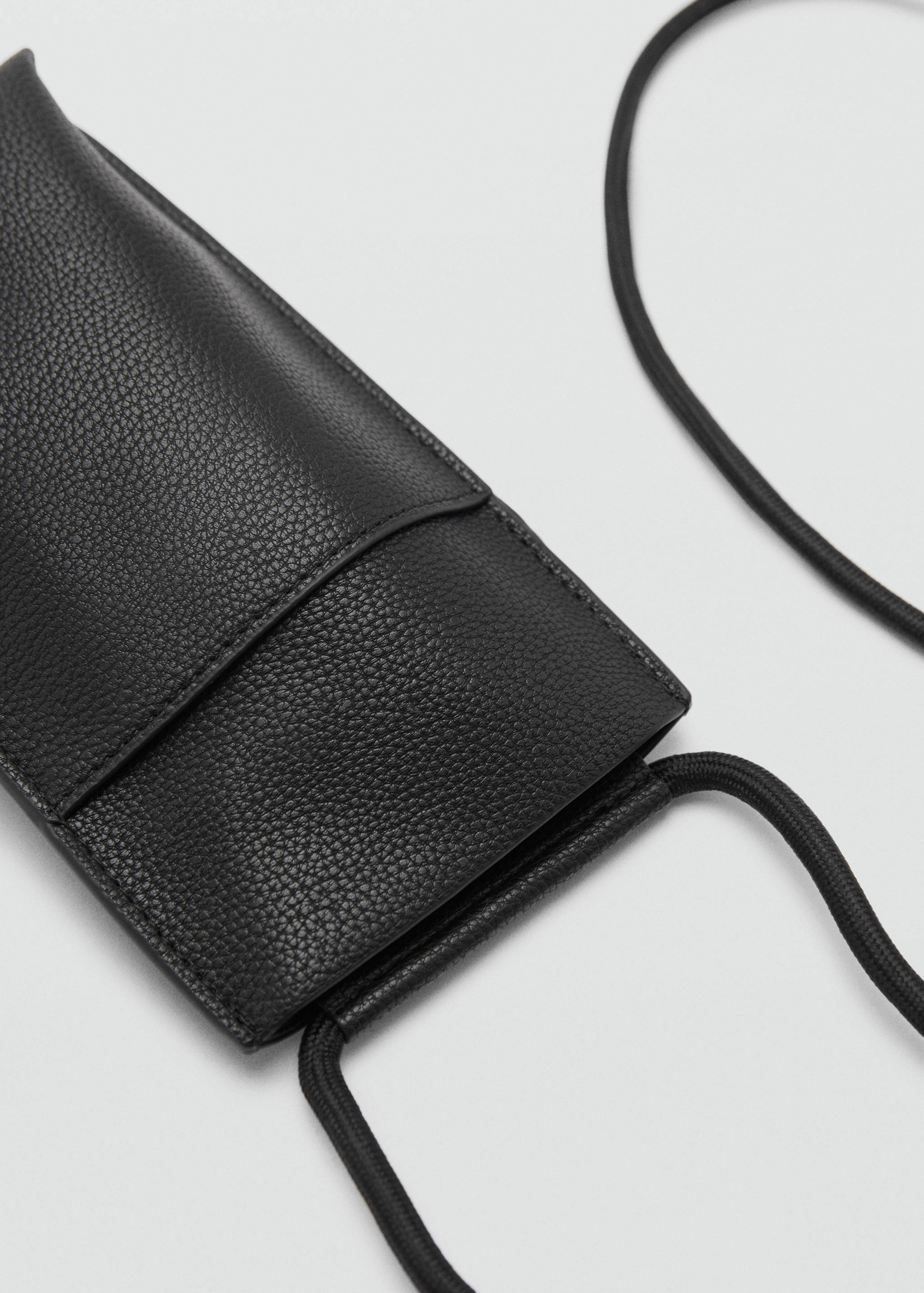 Mini faux-leather shoulder bag - Details of the article 2