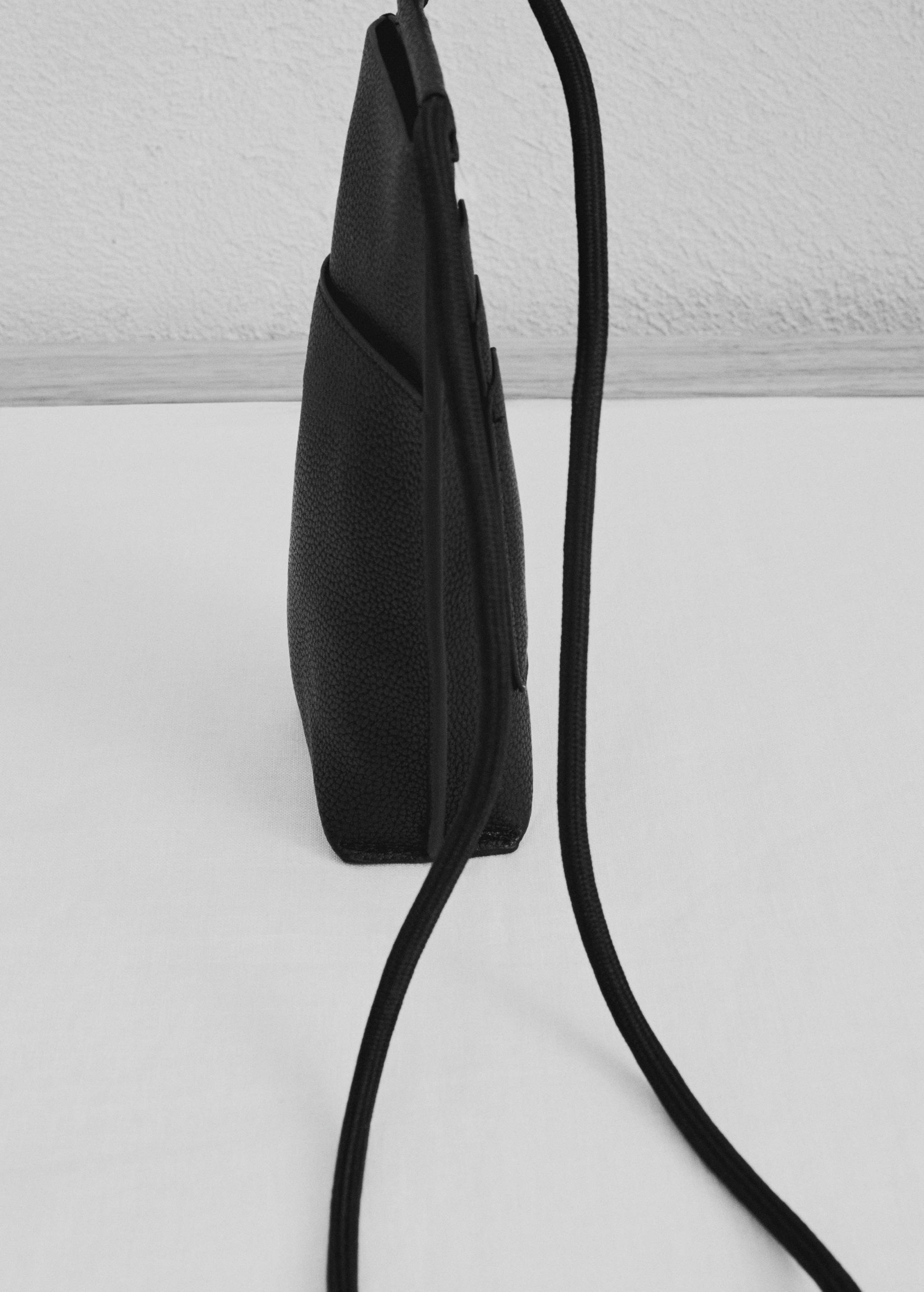 Mini faux-leather shoulder bag - Details of the article 3