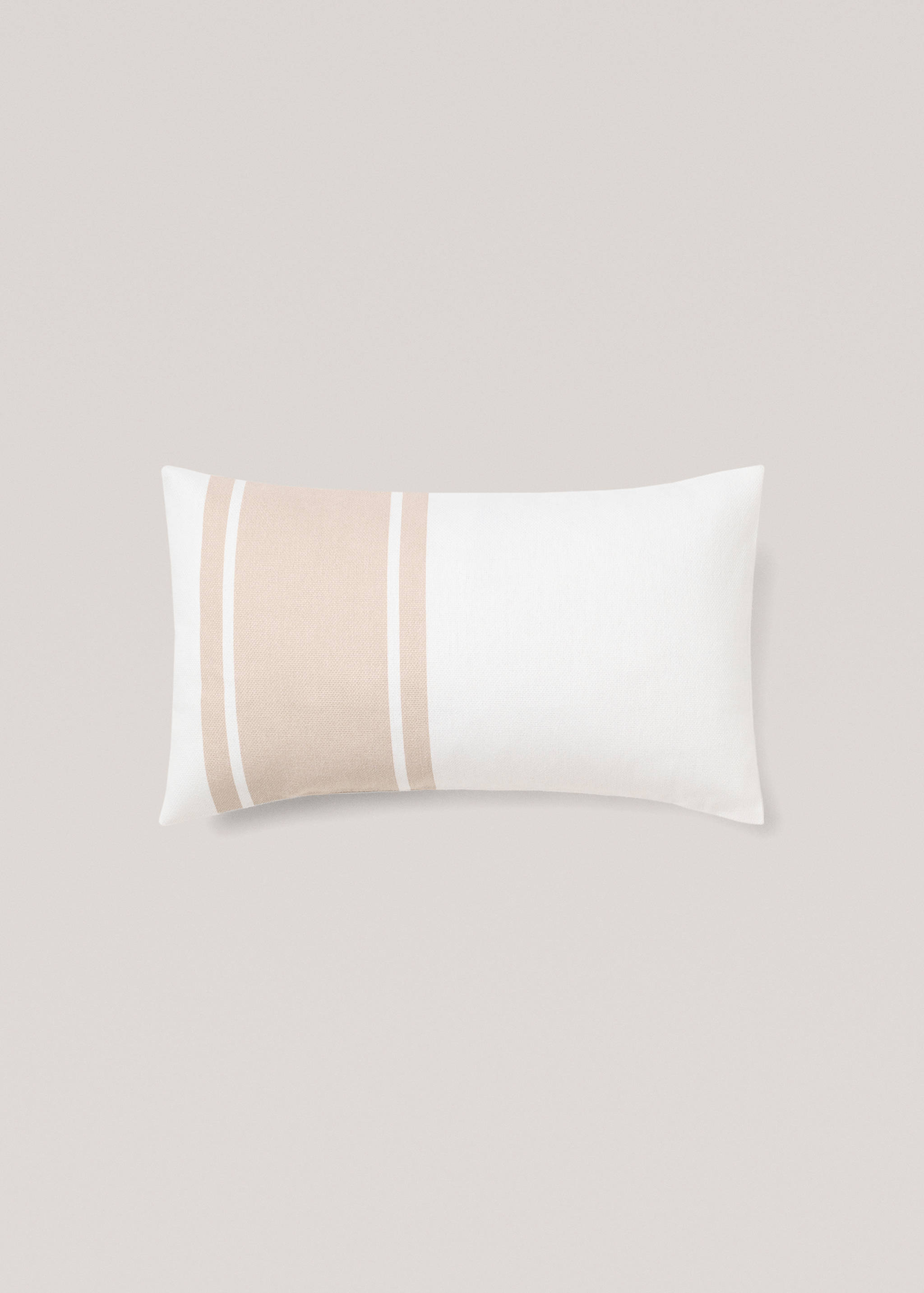 Cotton striped cushion cover 30x50cm - Article without model