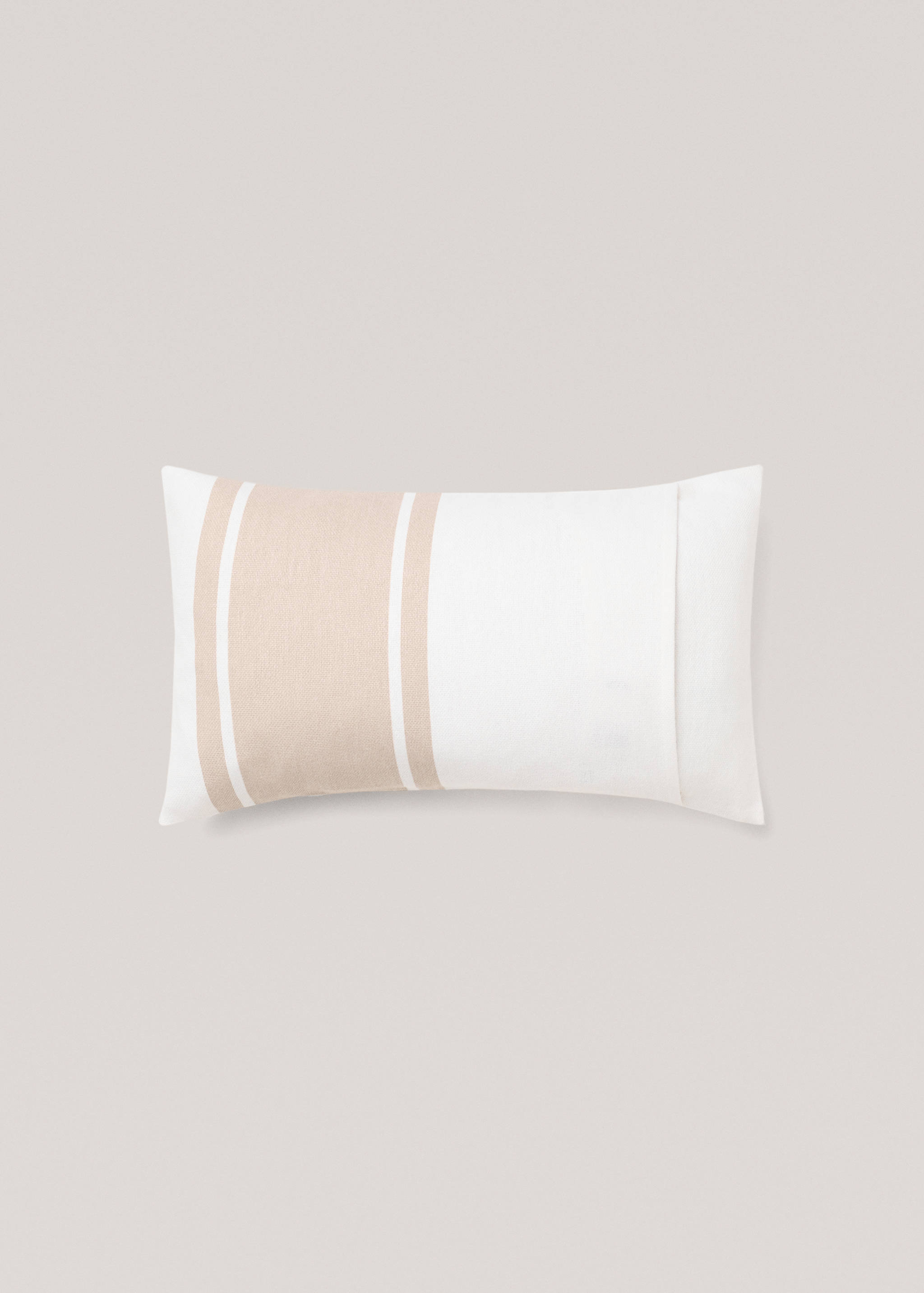Cotton striped cushion cover 30x50cm - Details of the article 4