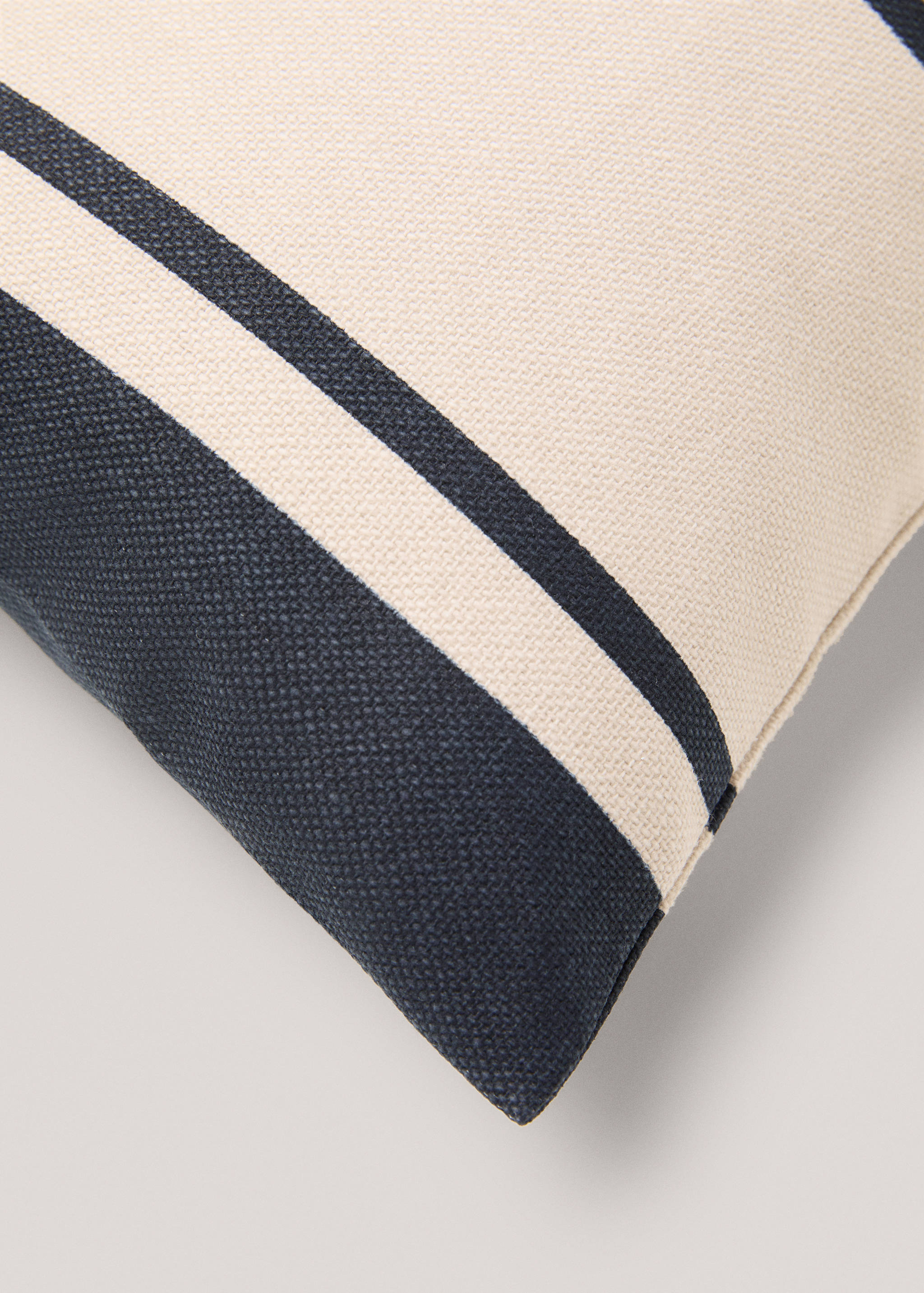 Cotton striped cushion cover 30x50cm - Details of the article 2