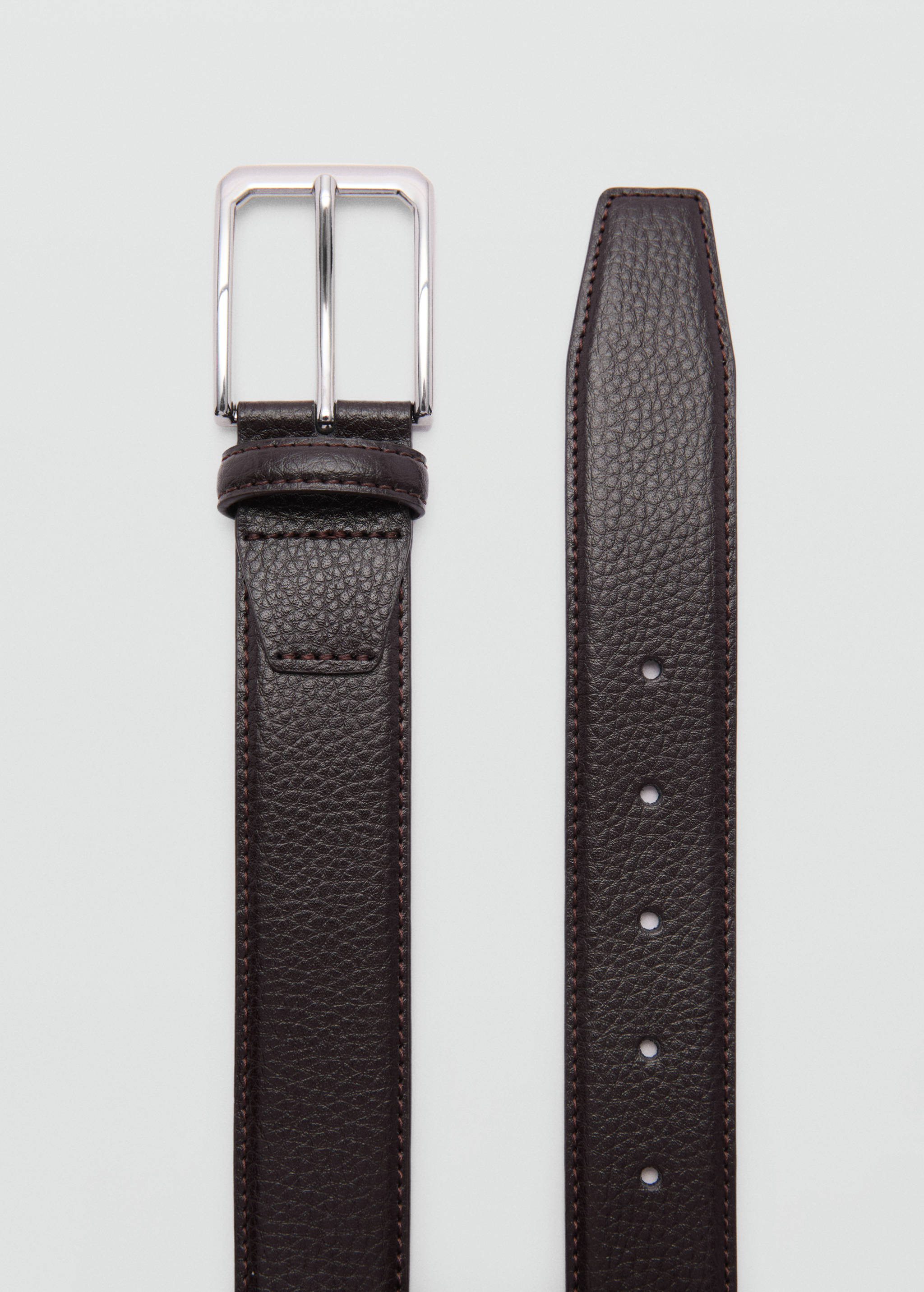 100% beaten leather belt - Details of the article 1