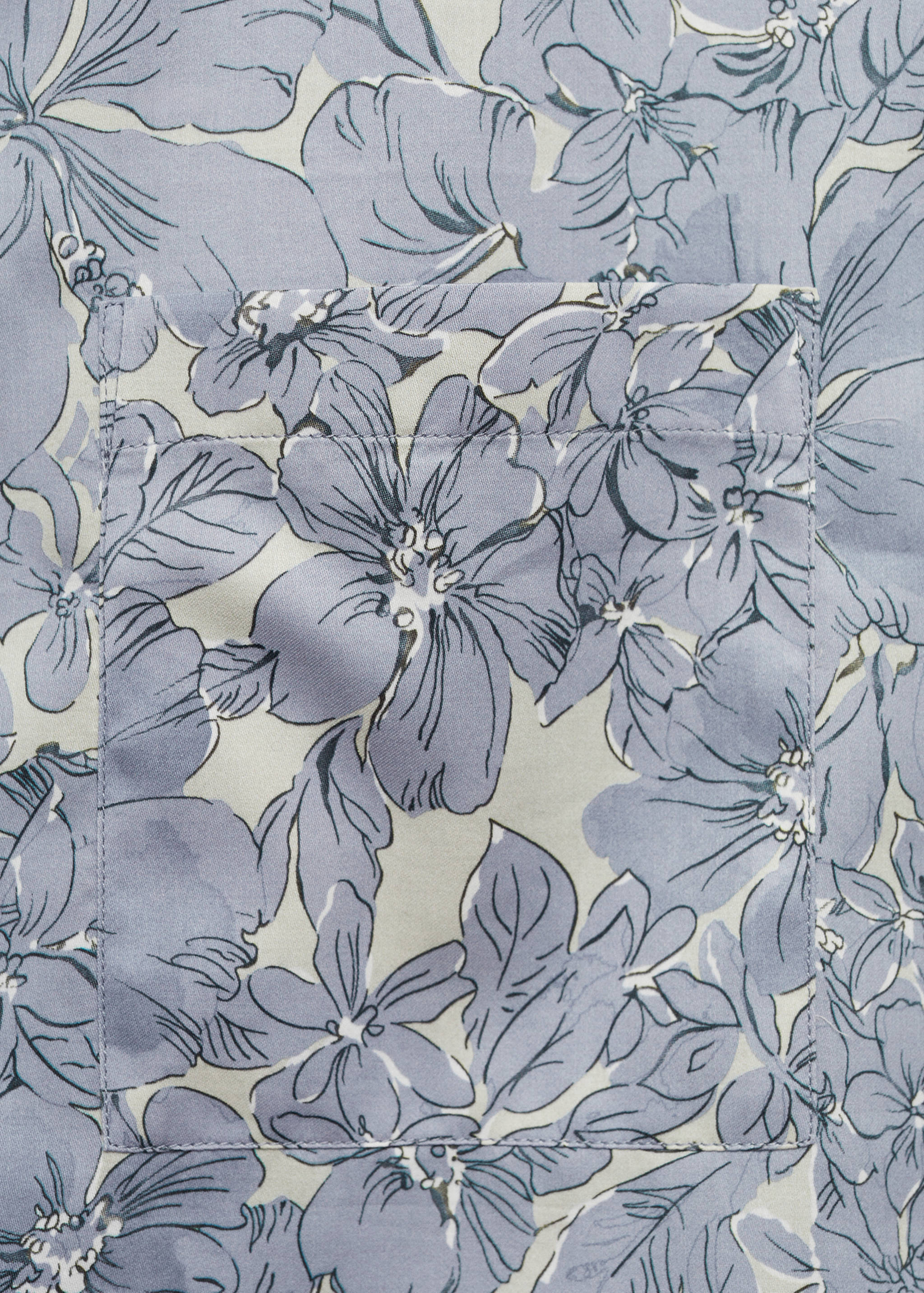 Chemise 100 % coton en imprimé fleuri - Détail de l'article 0