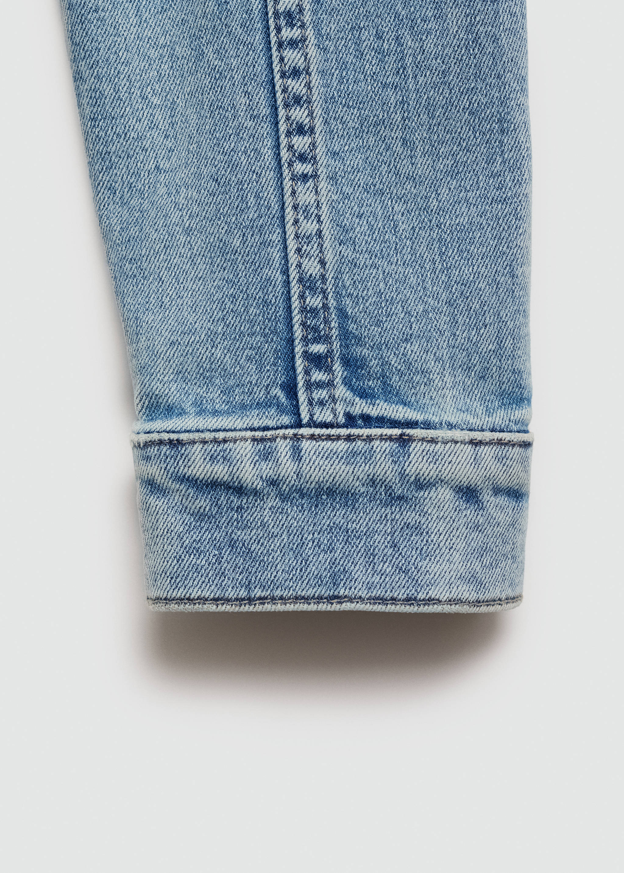 Blouson en jean fermeture Éclair - Détail de l'article 0