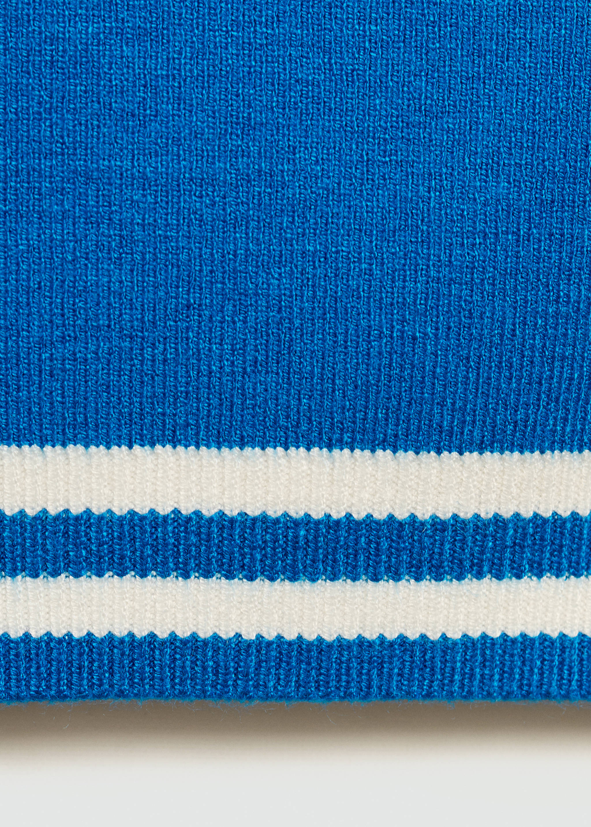 Striped knitted crop top - Details of the article 8