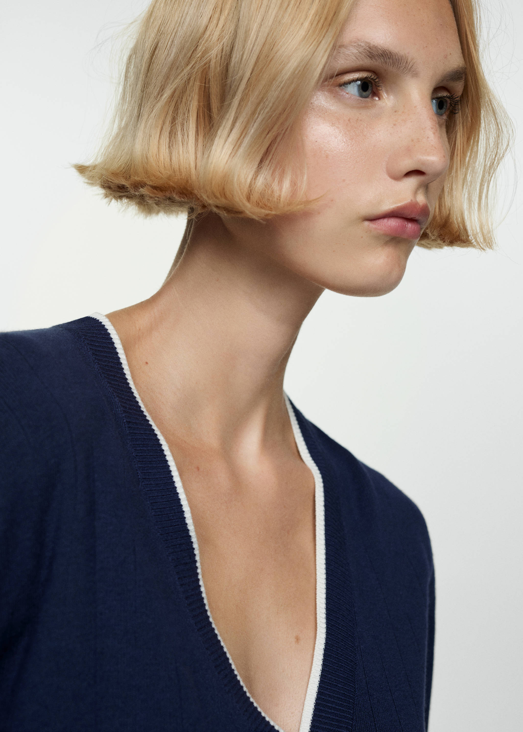 Cardigan bords contrastants - Détail de l'article 1