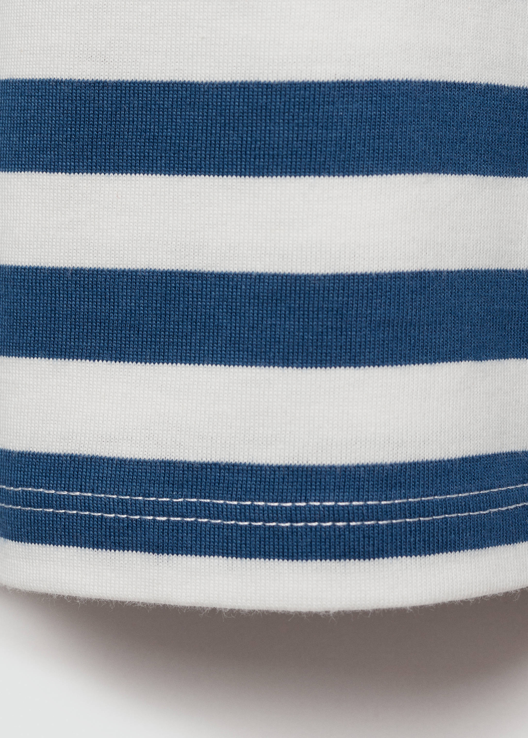 Striped cotton T-shirt - Details of the article 0