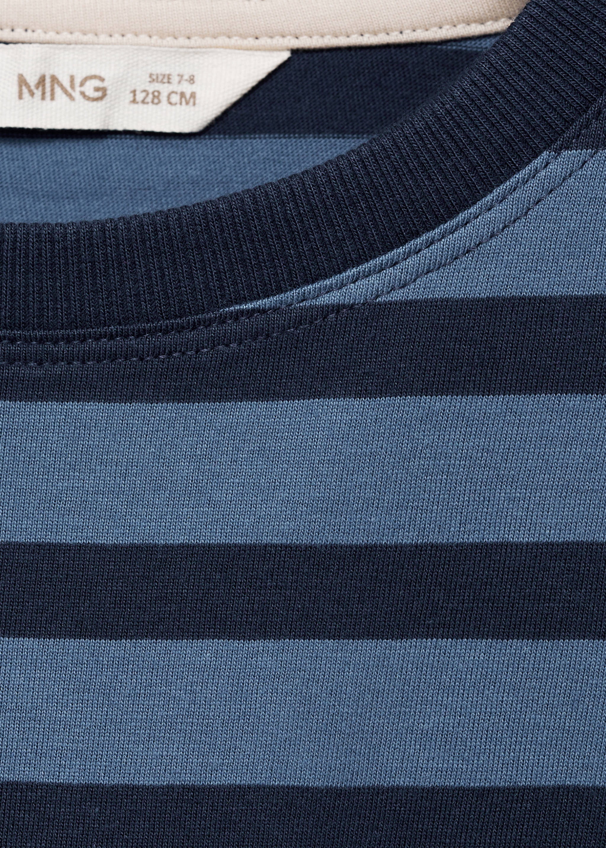 Striped cotton T-shirt - Details of the article 8