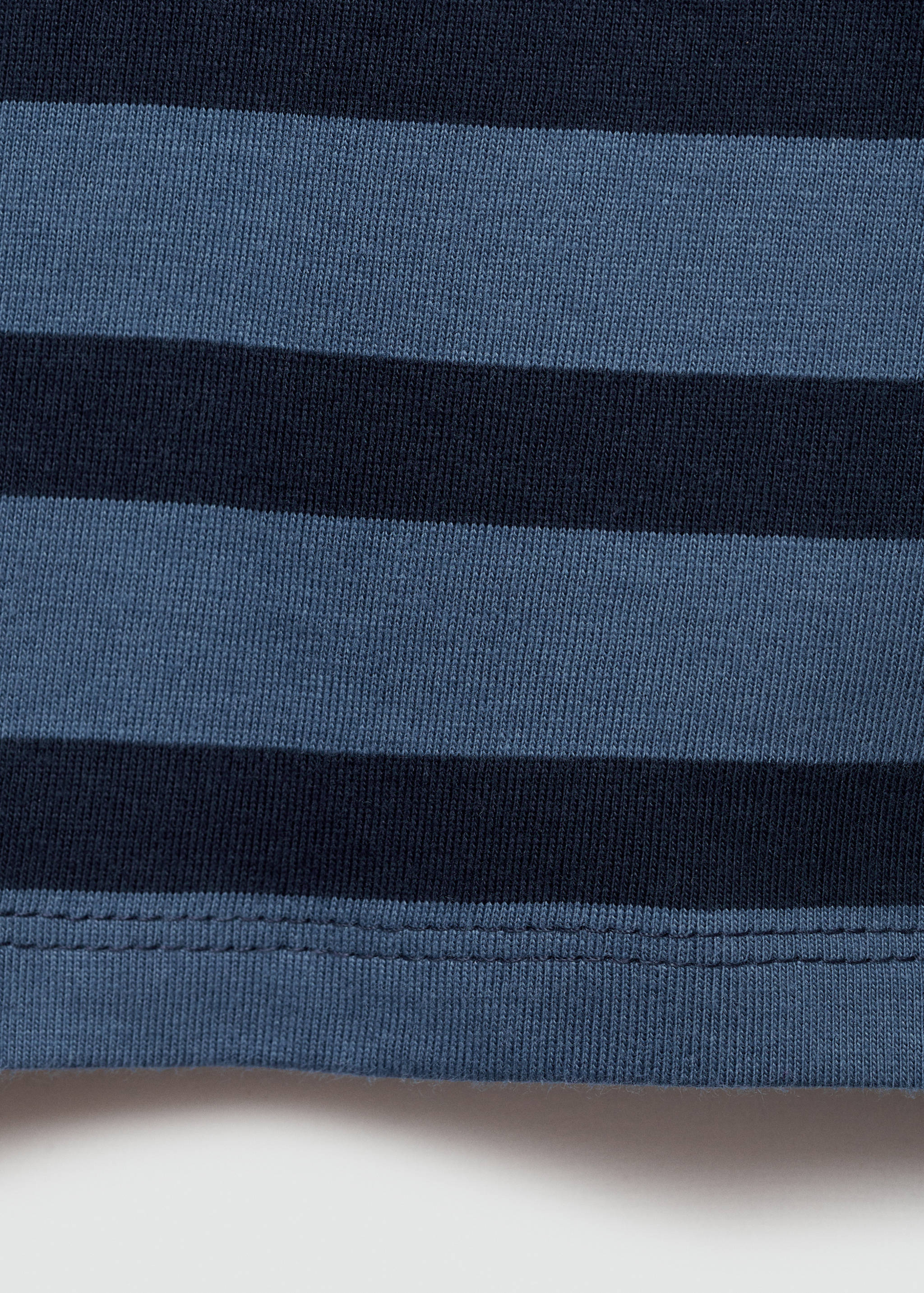 Striped cotton T-shirt - Details of the article 0