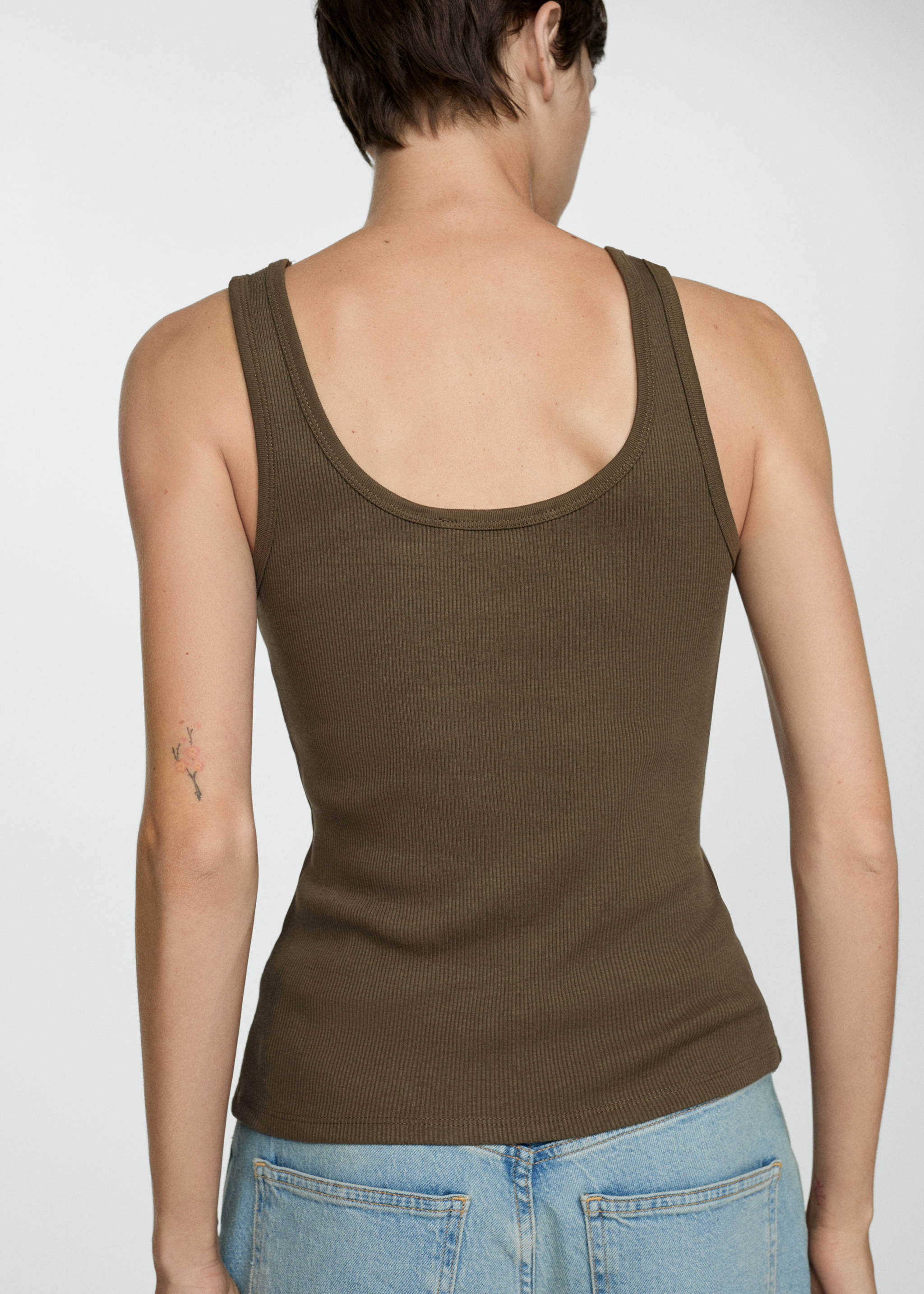 Top bretelles boutons - Verso de l’article