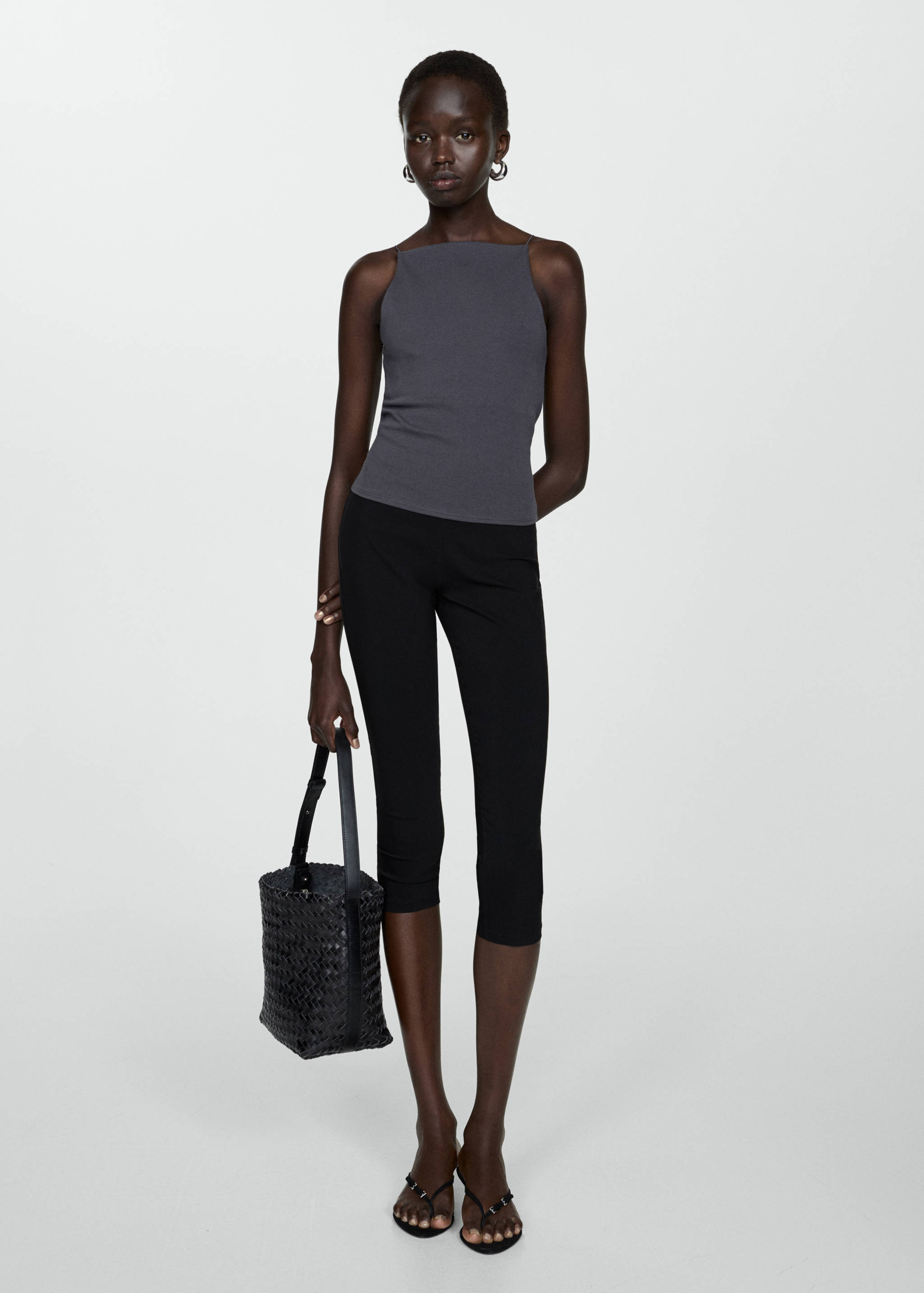 Top ajusté halter - Plan général