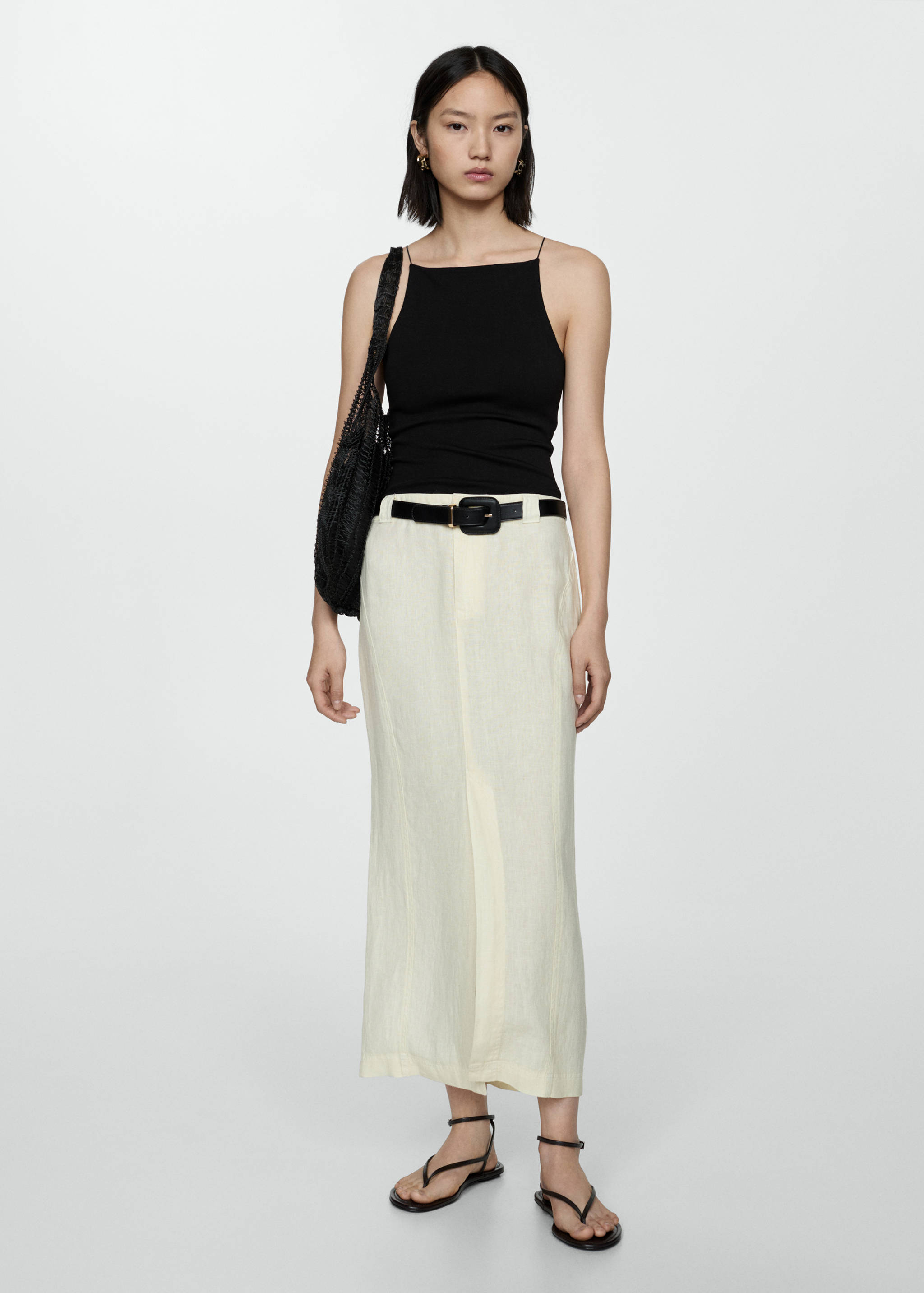 Top ajusté halter - Plan général