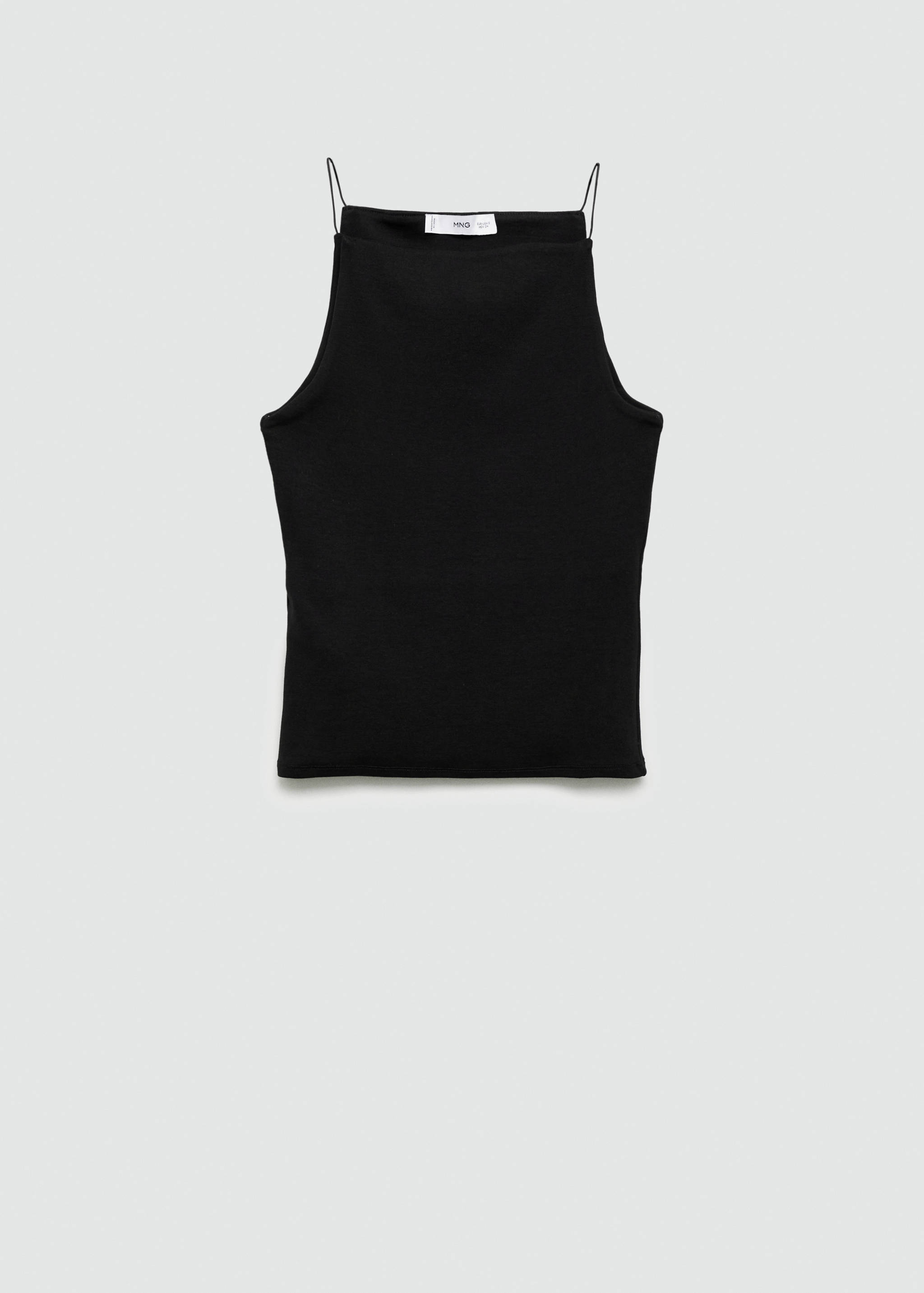 Top ajusté halter - Article sans modèle