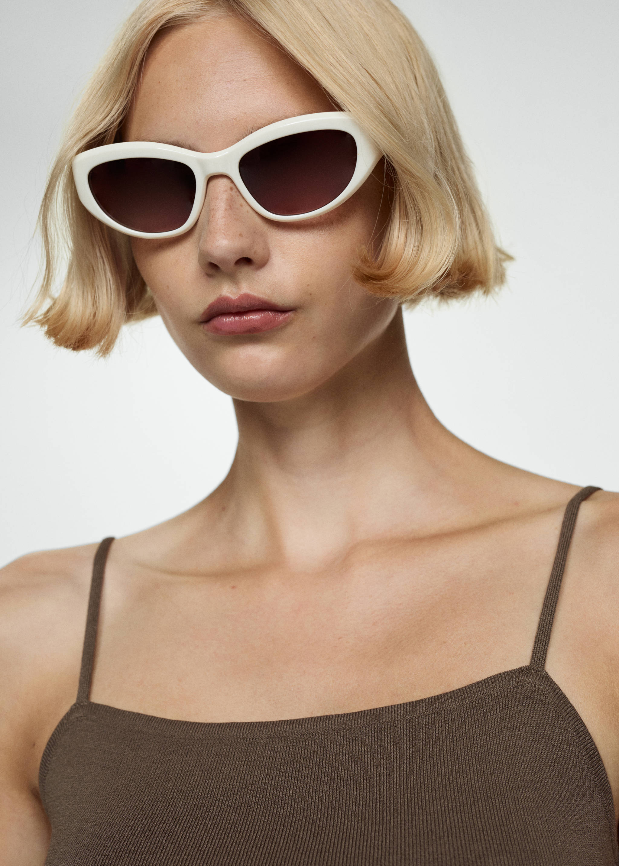 针织吊带上衣 - null