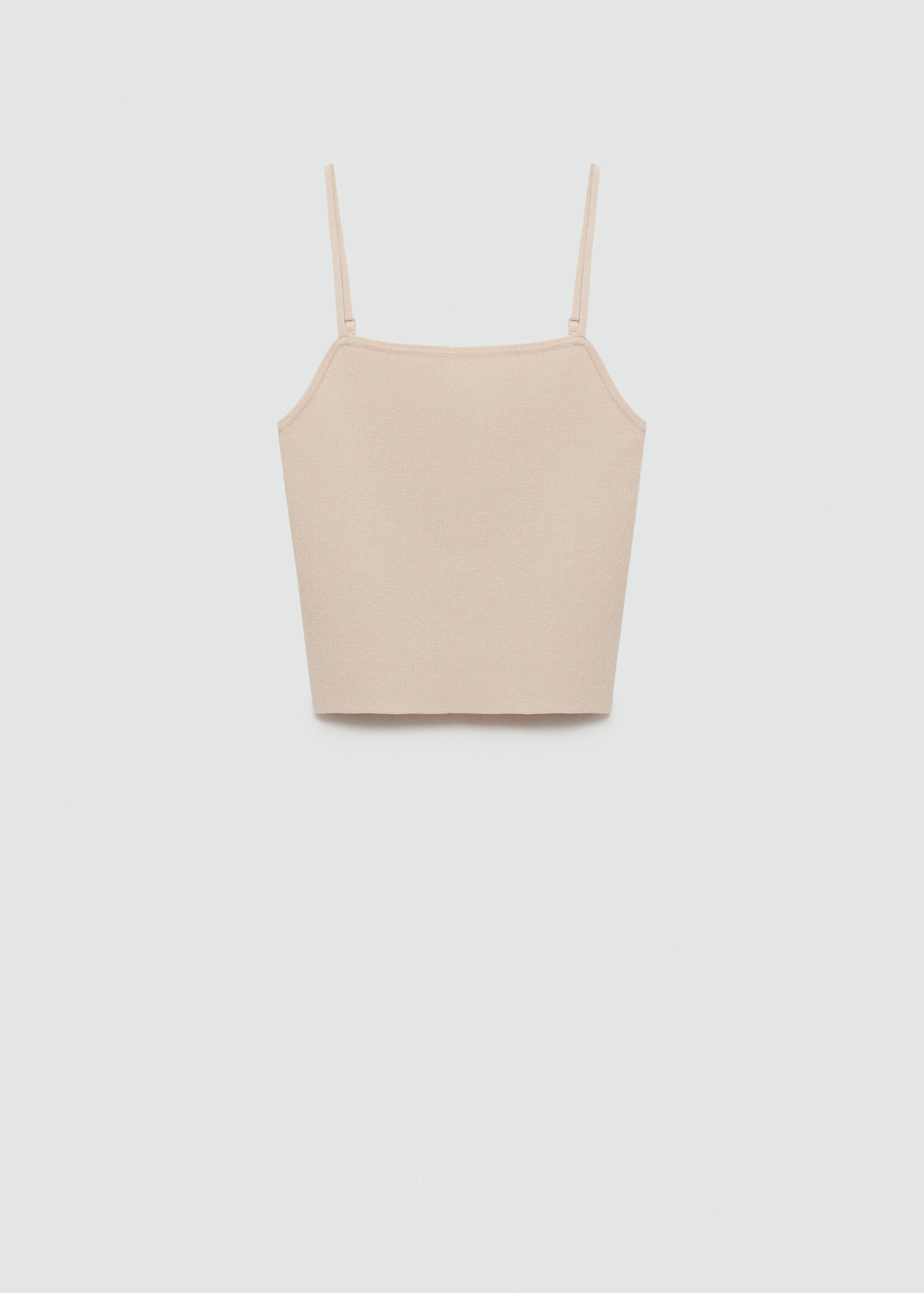 针织吊带上衣 - null