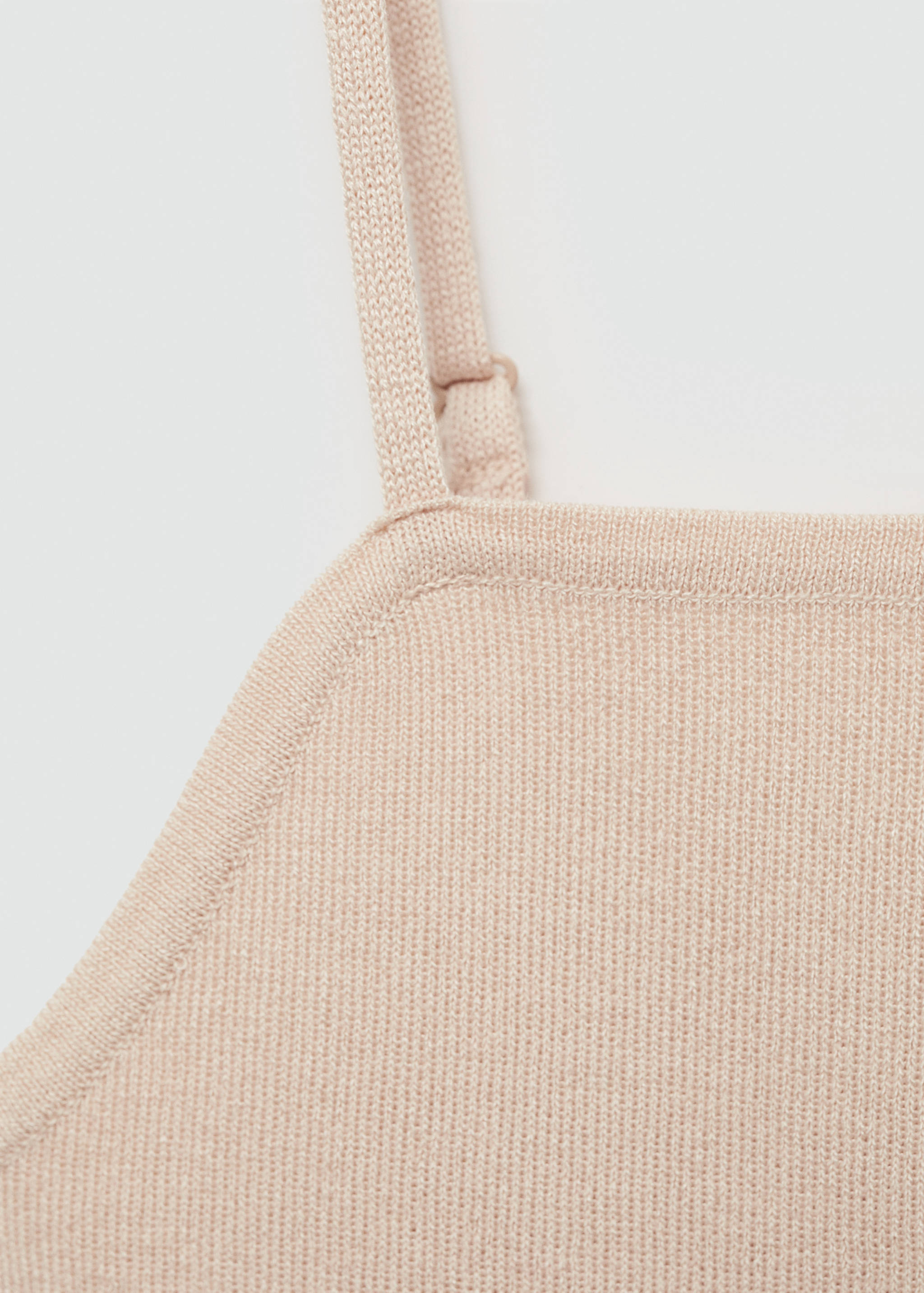 针织吊带上衣 - null