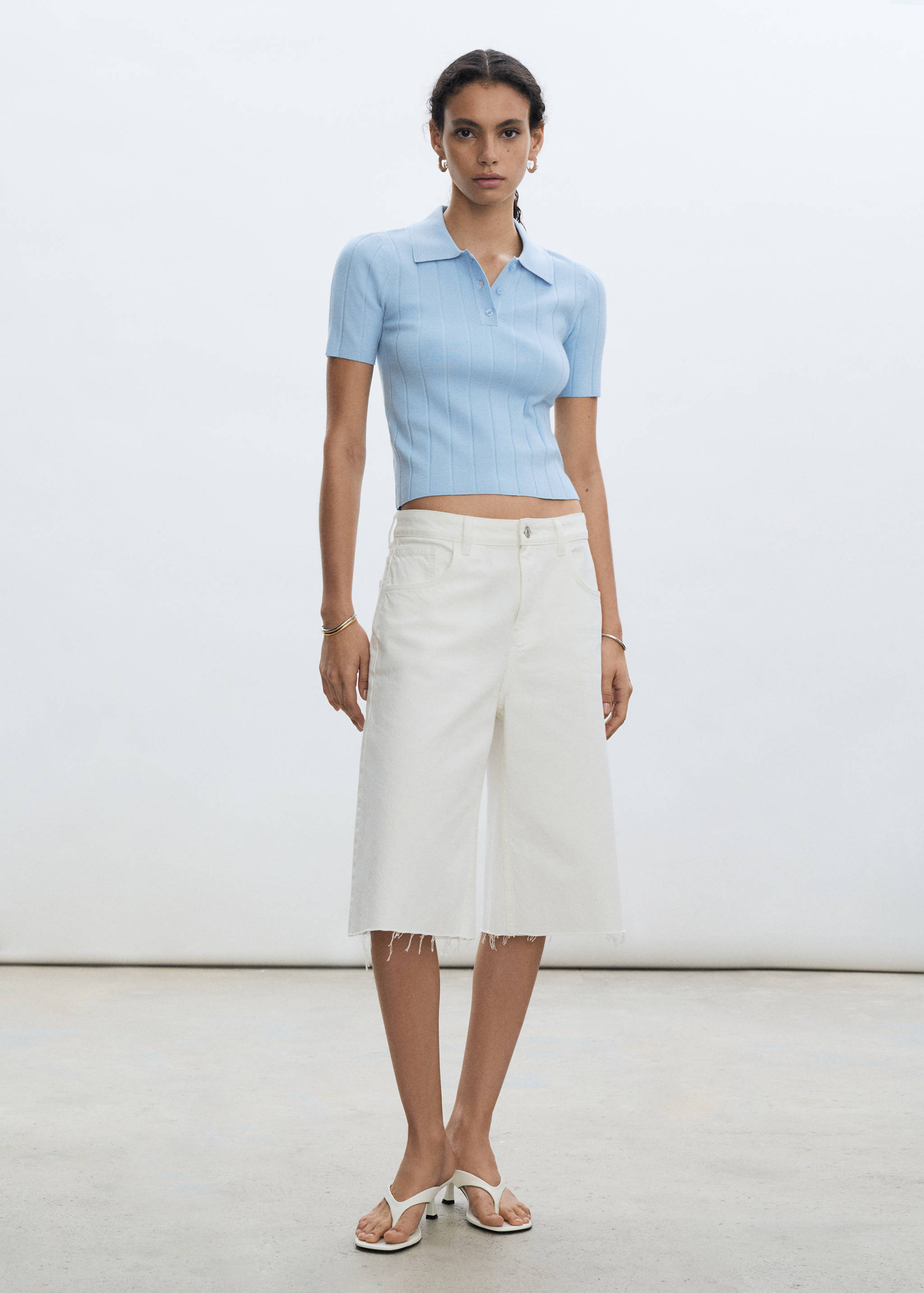 T-shirt col polo - Plan général