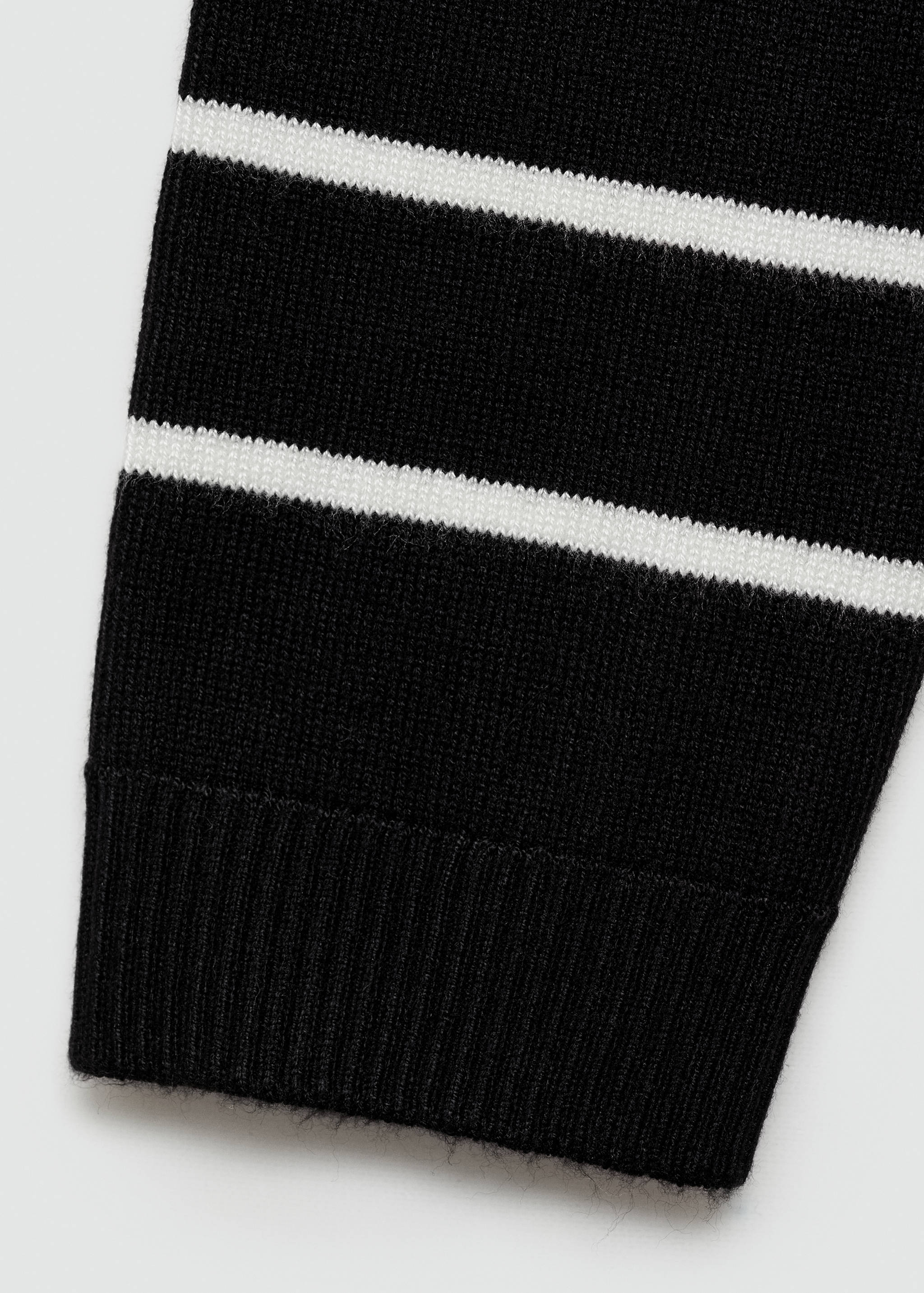 Striped boat-neck sweater - Details of the article 0