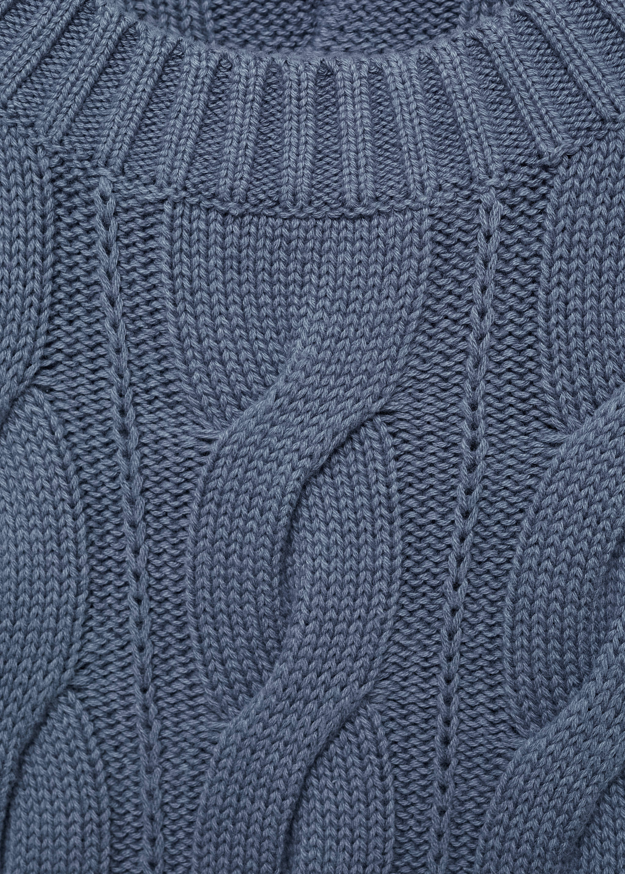 Braided knitted sweater - Details of the article 8