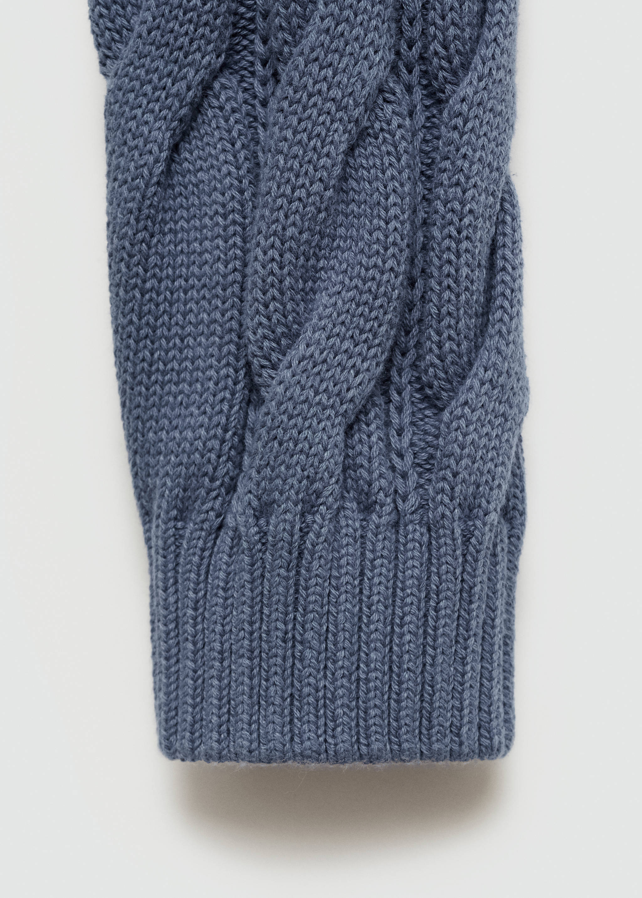 Braided knitted sweater - Details of the article 0