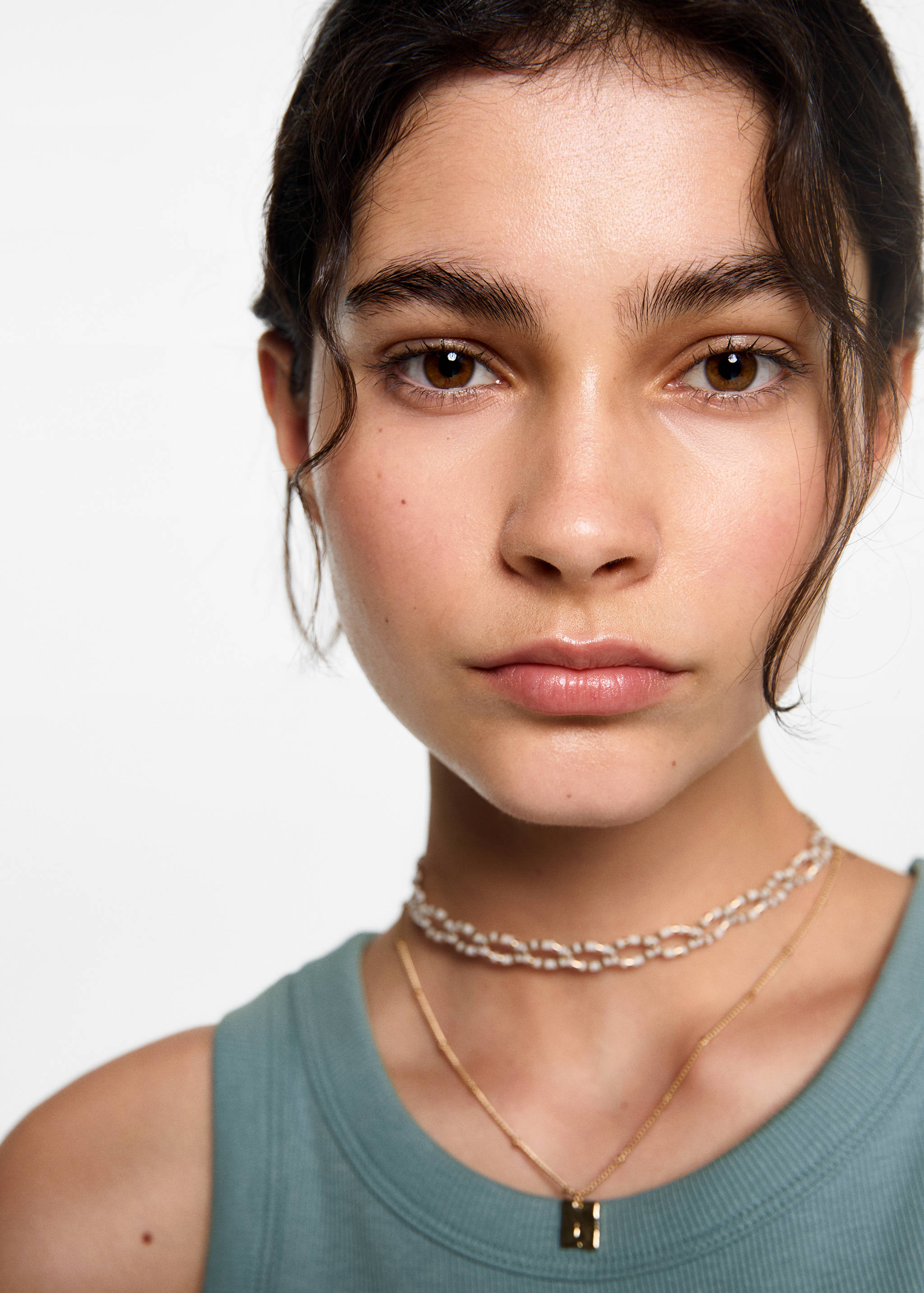 Fitted midi-dress - Details of the article 1