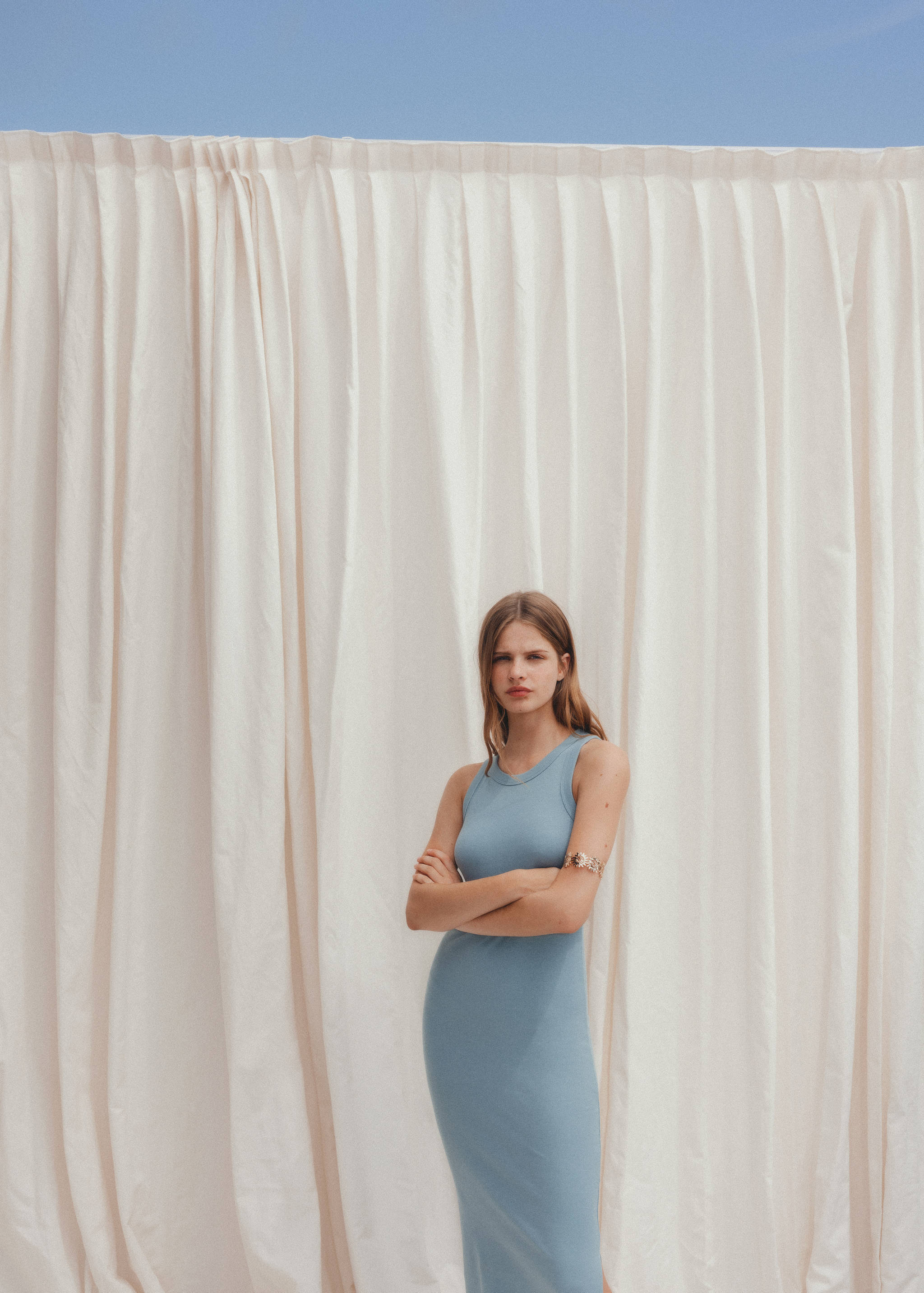 Fitted midi-dress - Details of the article 5