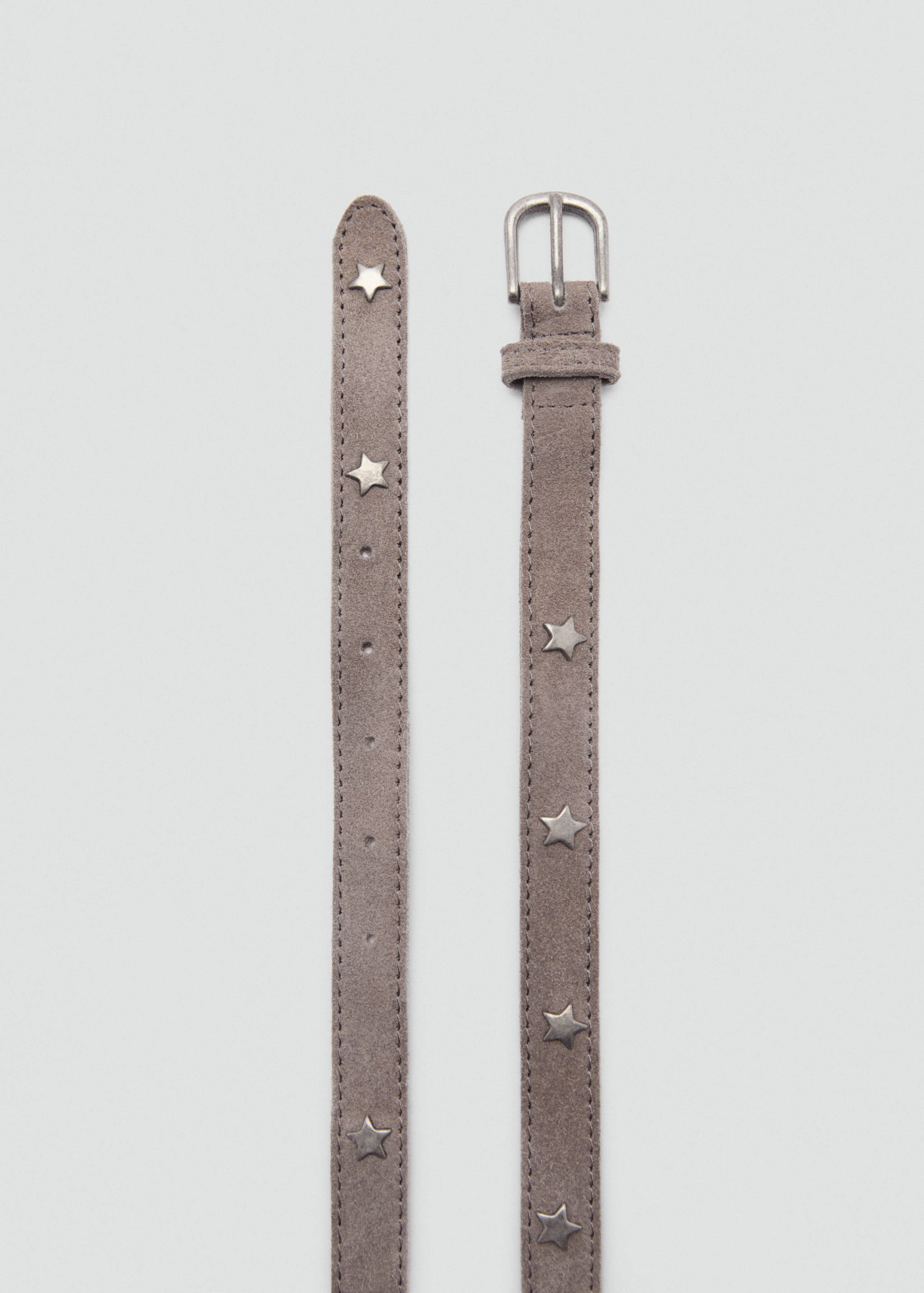 Leather belt with star studs - Details of the article 1