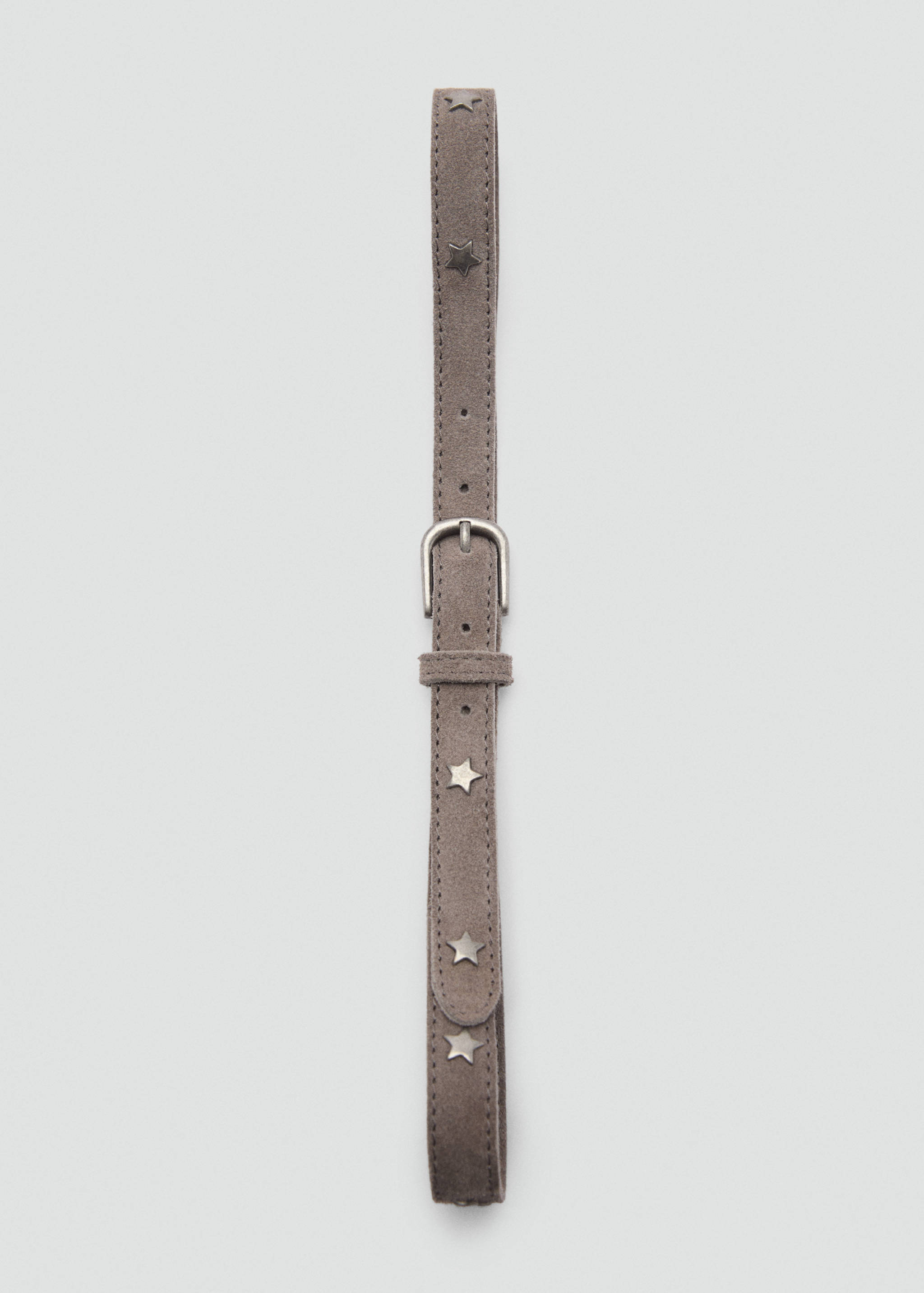 Leather belt with star studs - Details of the article 2