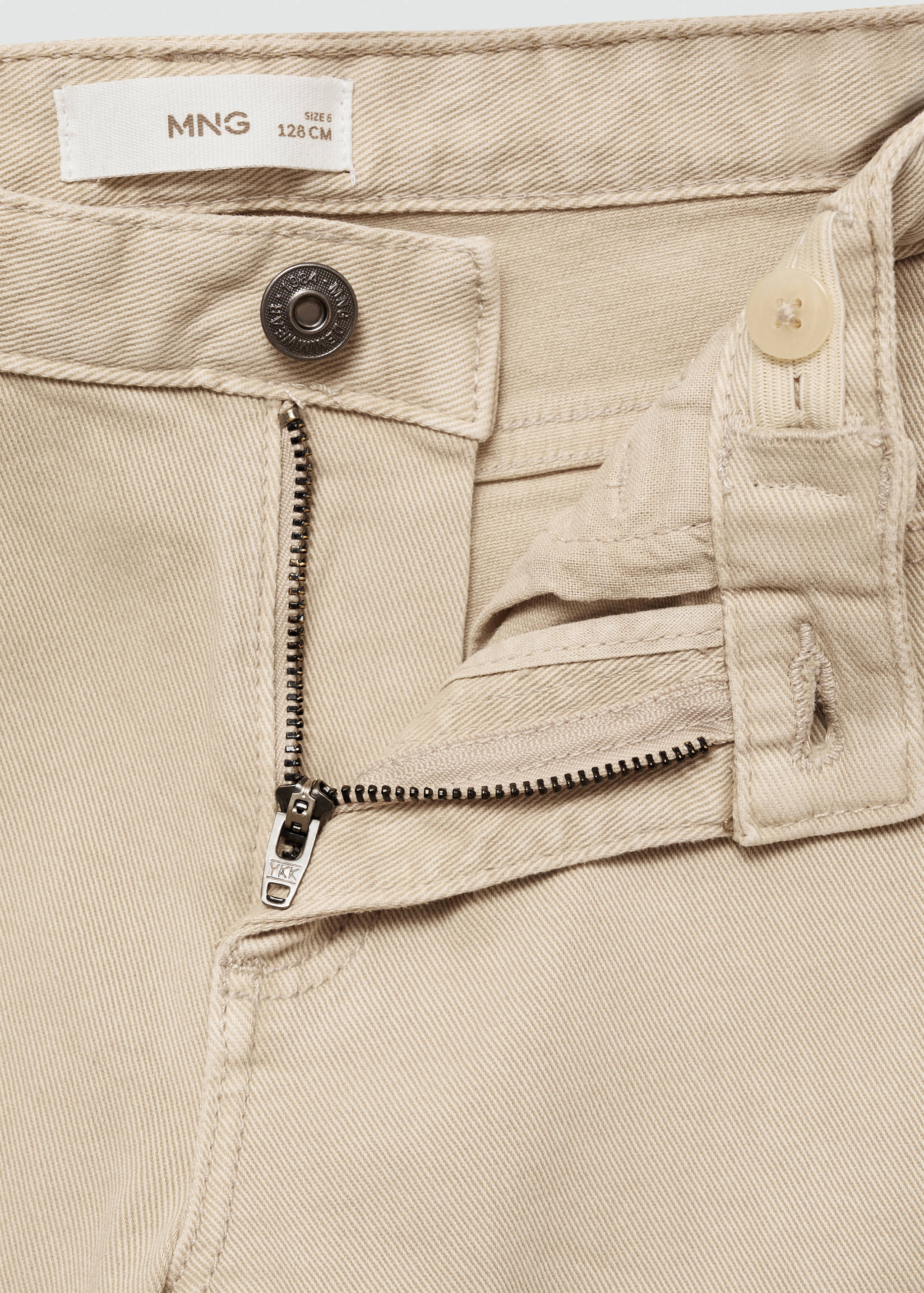 بنطلون قطني بقصة مستقيمة - تفاصيل المنتج 8