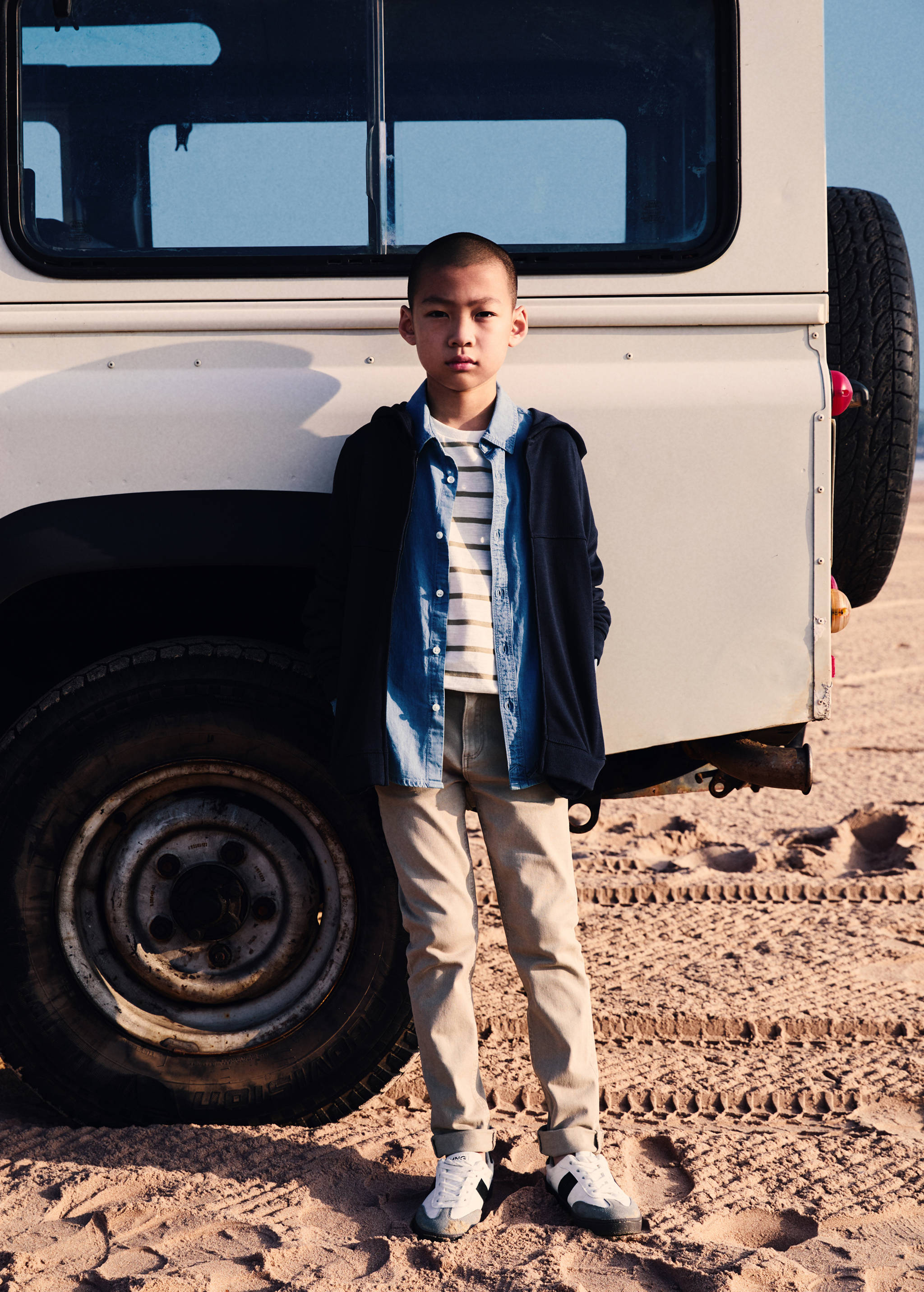 بنطلون قطني بقصة مستقيمة - تفاصيل المنتج 5