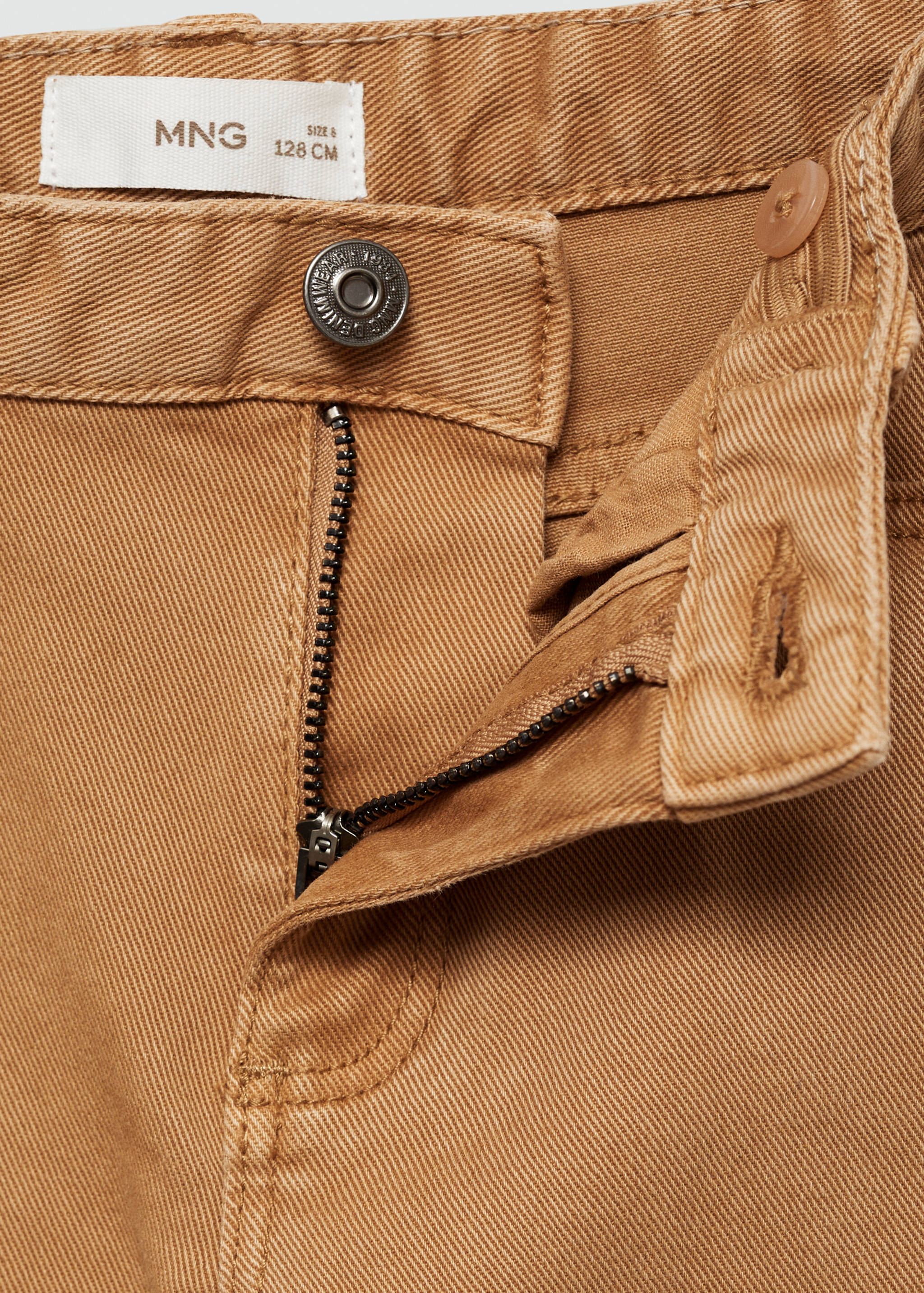 بنطلون قطني بقصة مستقيمة - تفاصيل المنتج 8